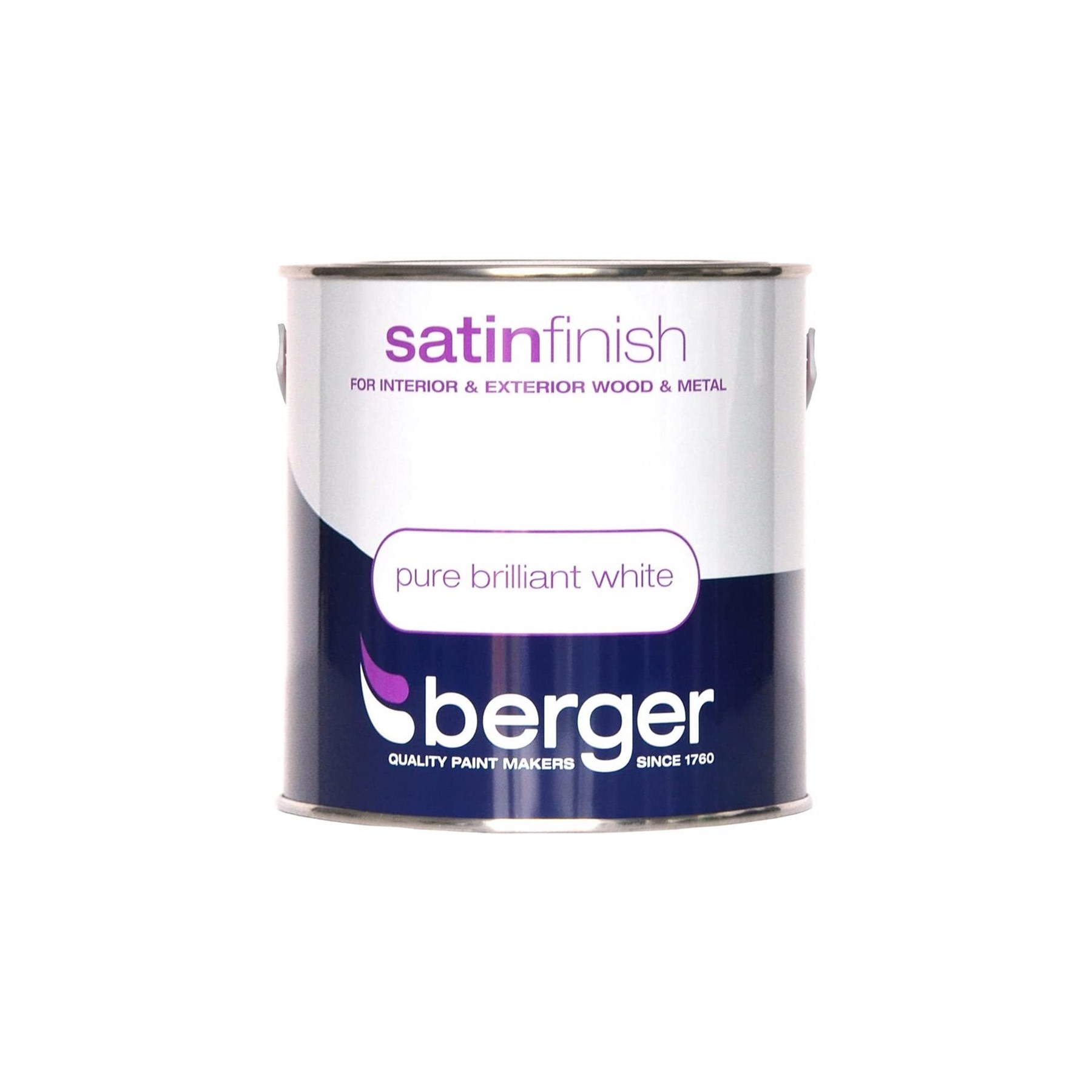 Berger Satin Brilliant White 2.5lt (5026264)
