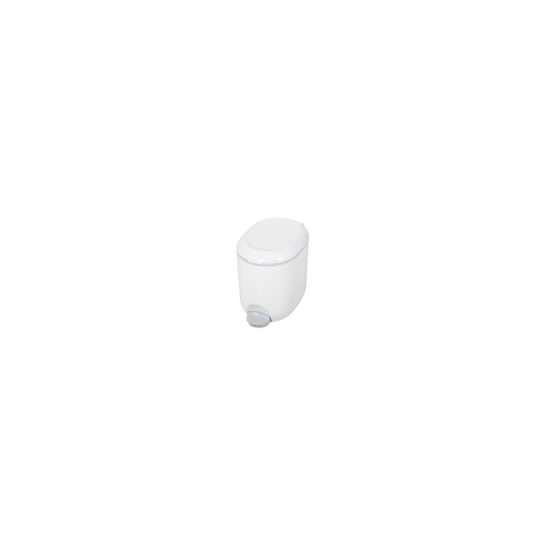 Addis Bathroom Pedal Bin White/grey (518503)