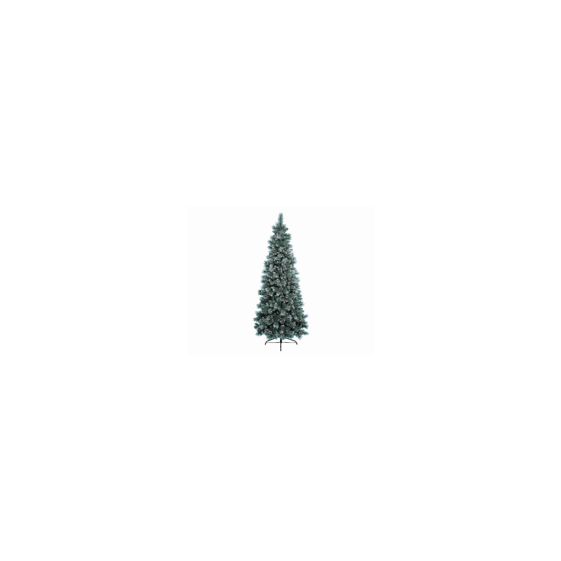 Frosted Norwich Pine Tree Green/white 7ft 210cm (689302)