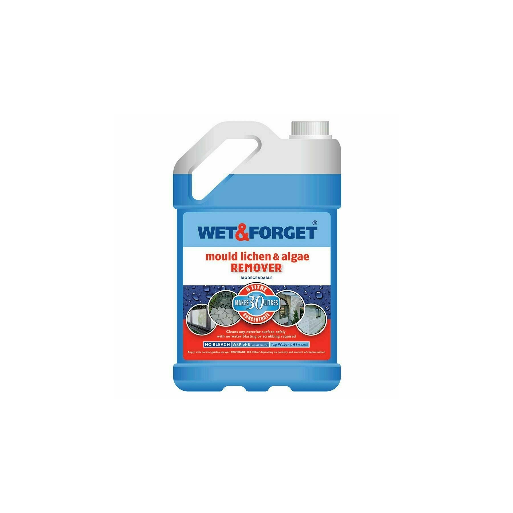 Wet & Mould Lichen & Algae Remover 5l (HOWET001)