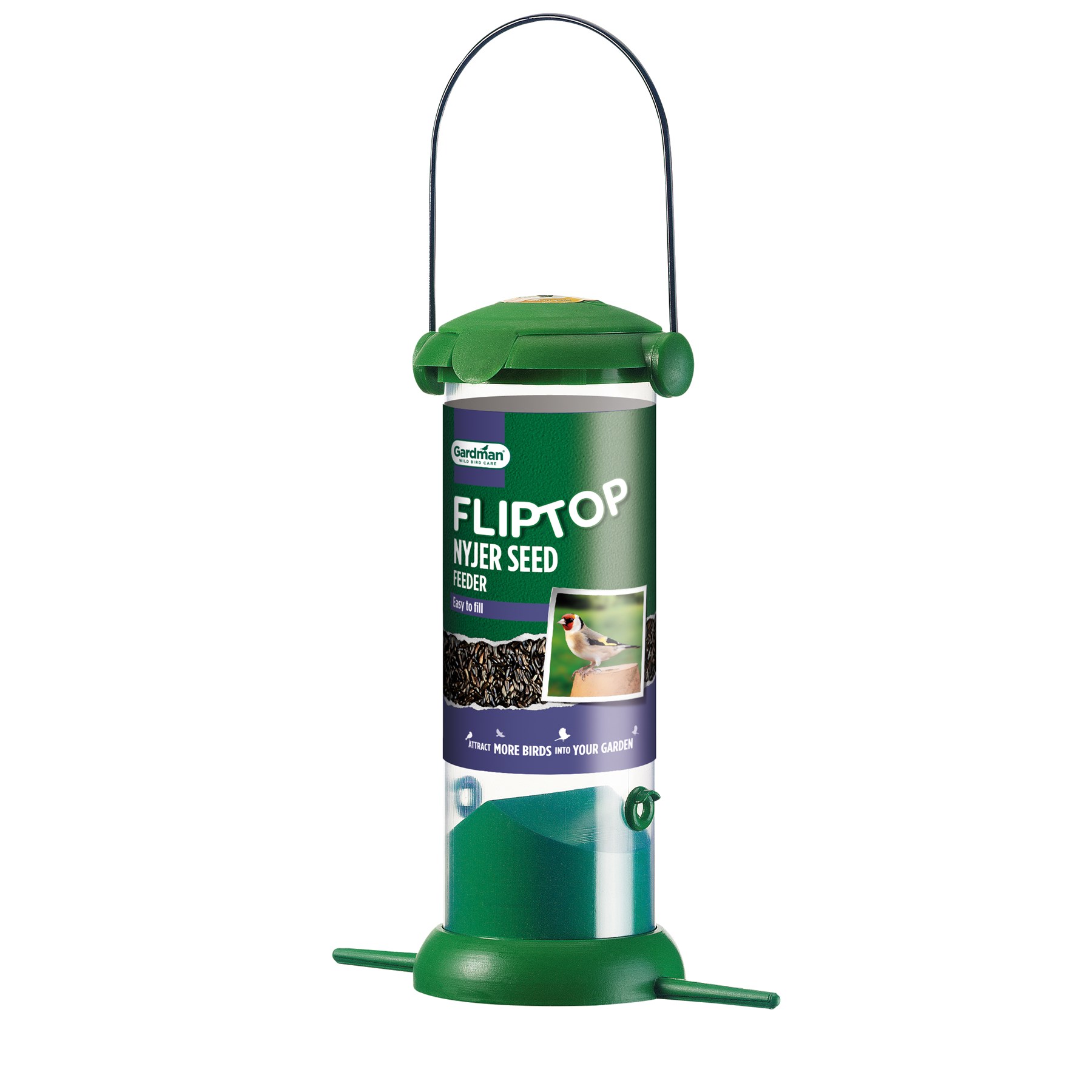 Gardman Flip Top Nyjer Seed Feeder (A01236)