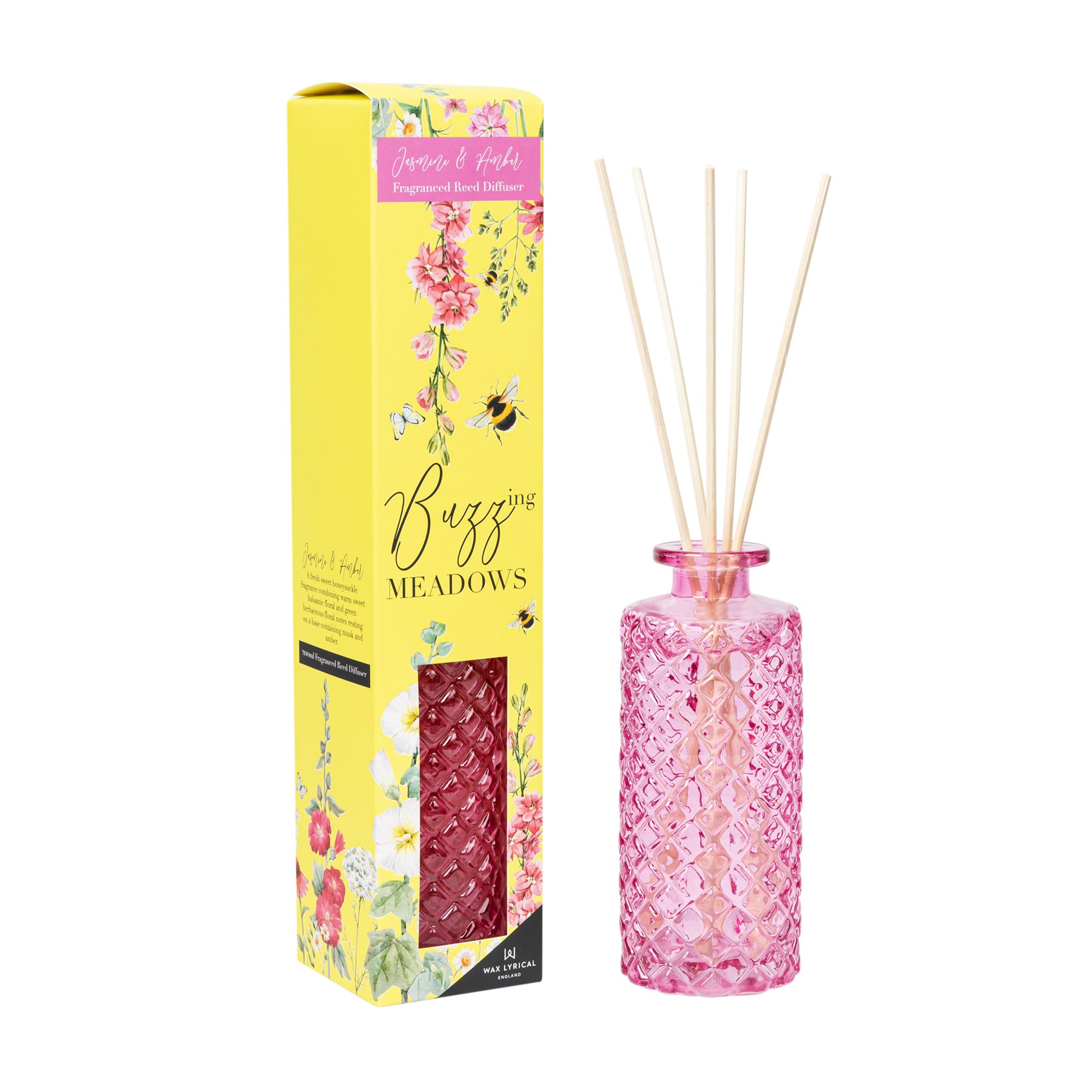 Wax Lyrical Buzzing Meadows Reed Diffuser 200ml (AIS0801)