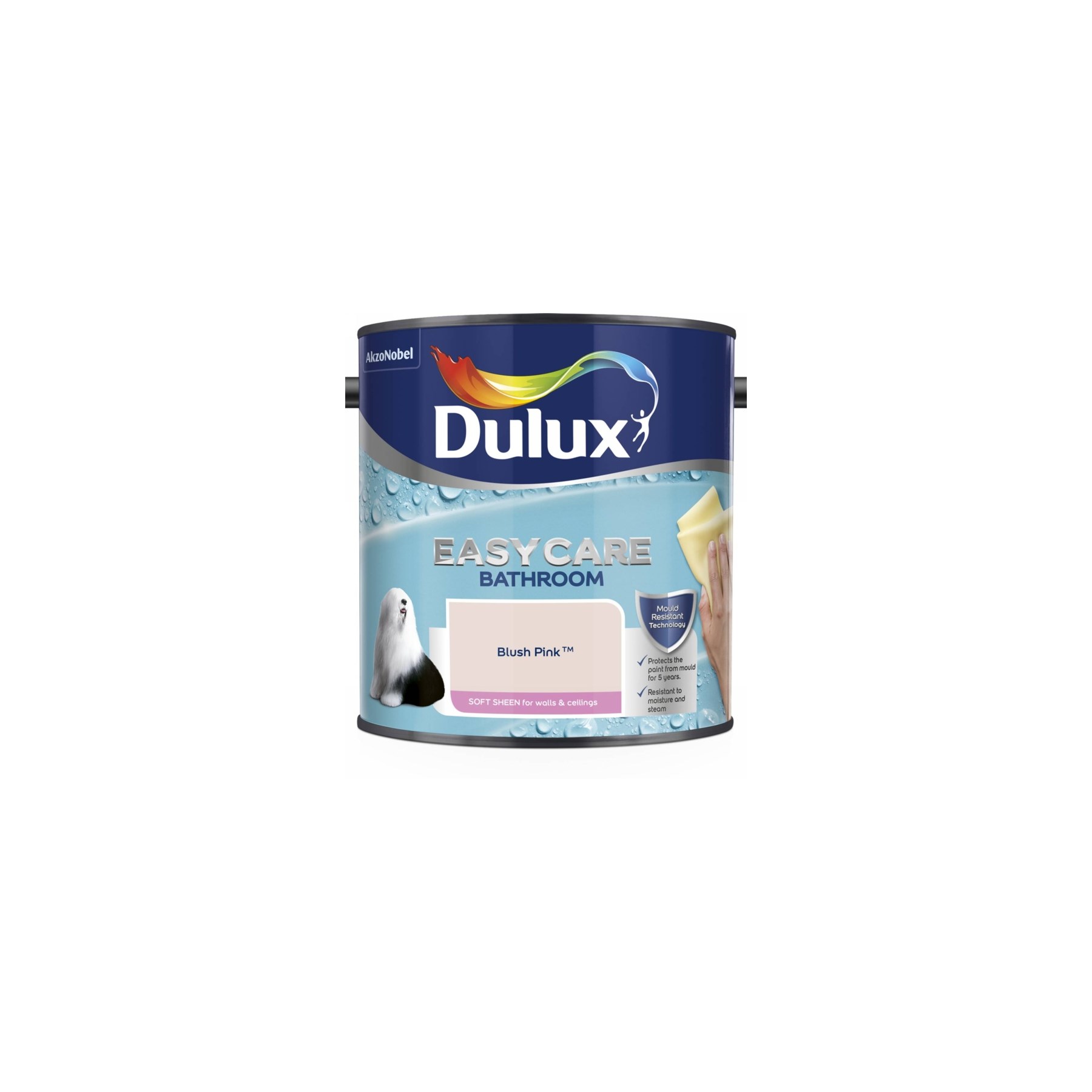 dulux Easycare Bath Soft Sheen Blush Pink 2.5l (5275834)