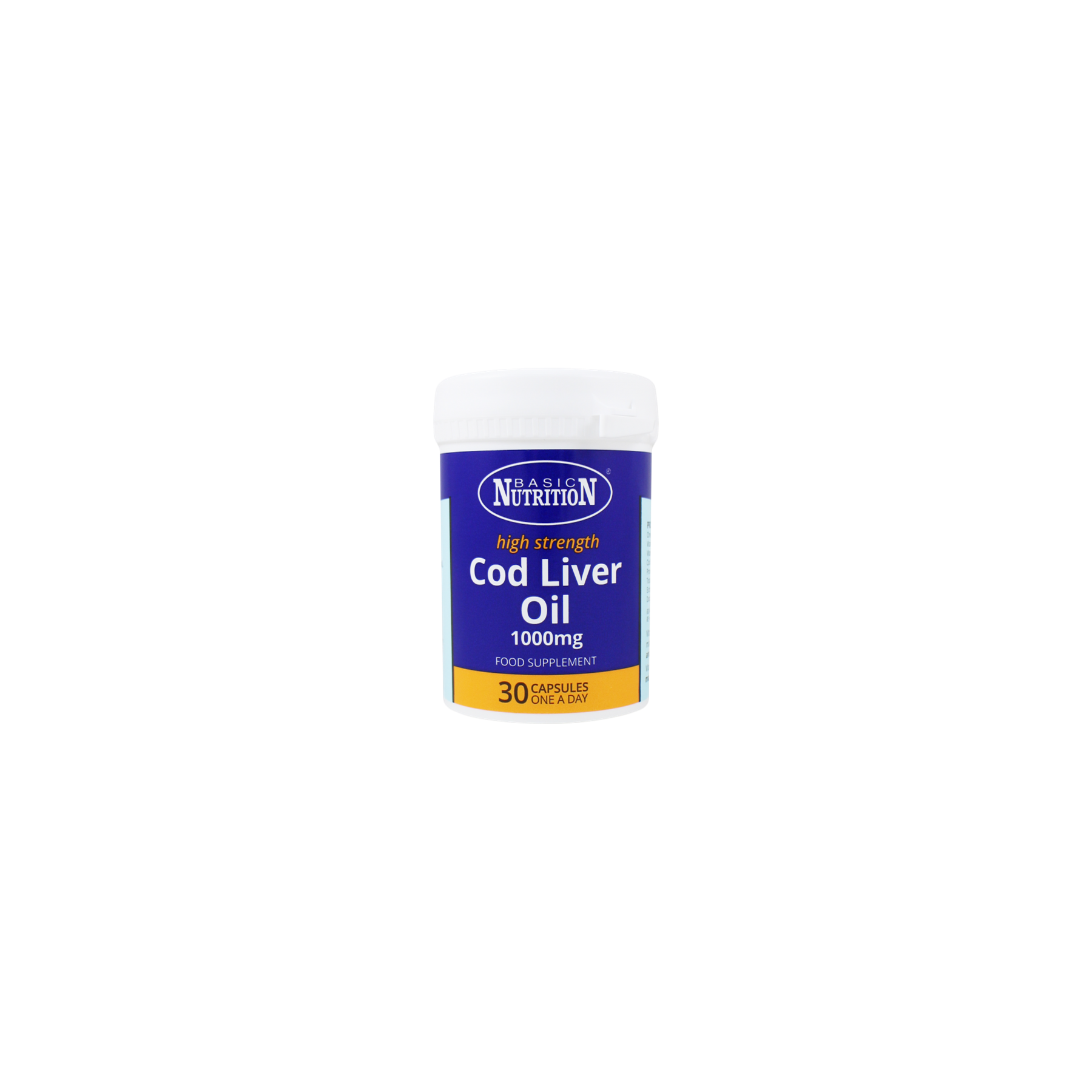 Basic Nutrition Cod Liver Oil 1000m 30s (BNCLO1)