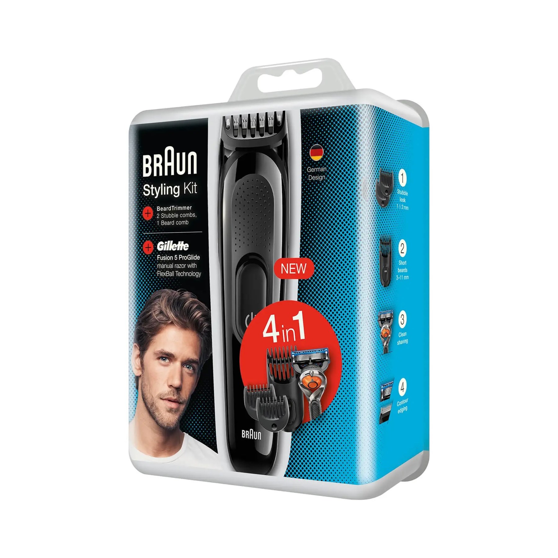 Braun Styling Kit with Fusion Razor (SK3000) braun styling kit 10 in 1