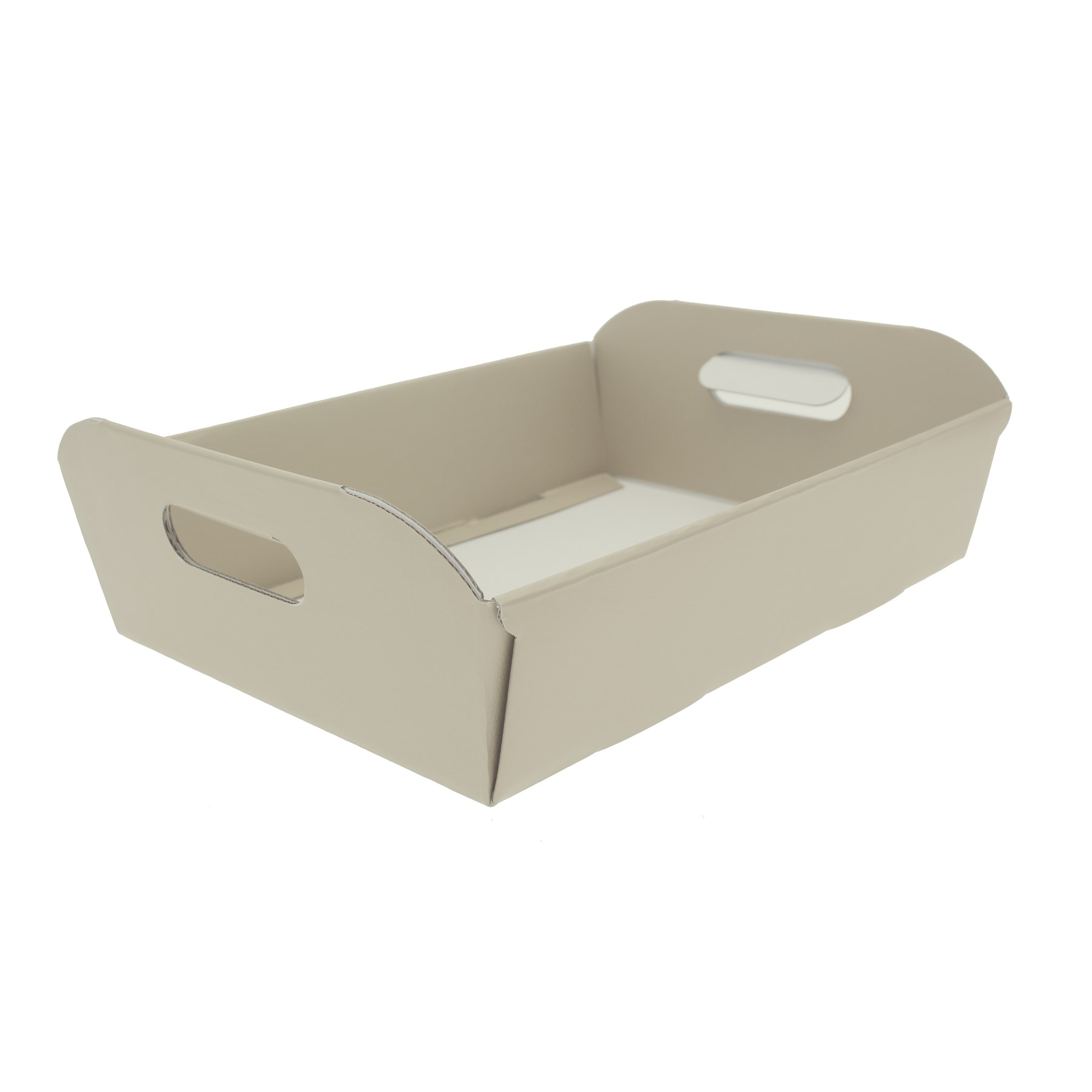 Cream Cardboard Hamper Box 34.5x26x10.5cm (BX3801)