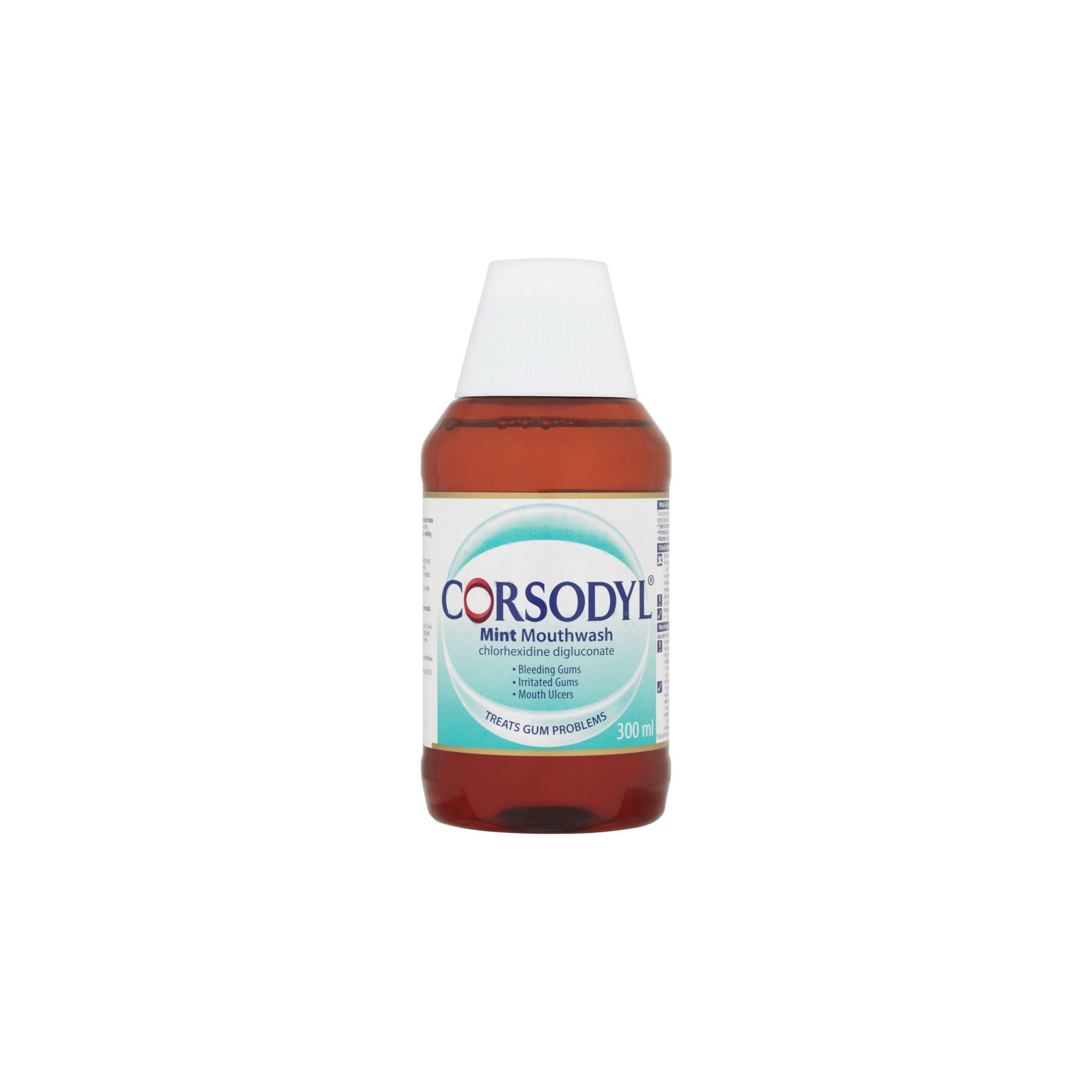 Corsodyl Mint Mouthwash 300ml (GSK001285)