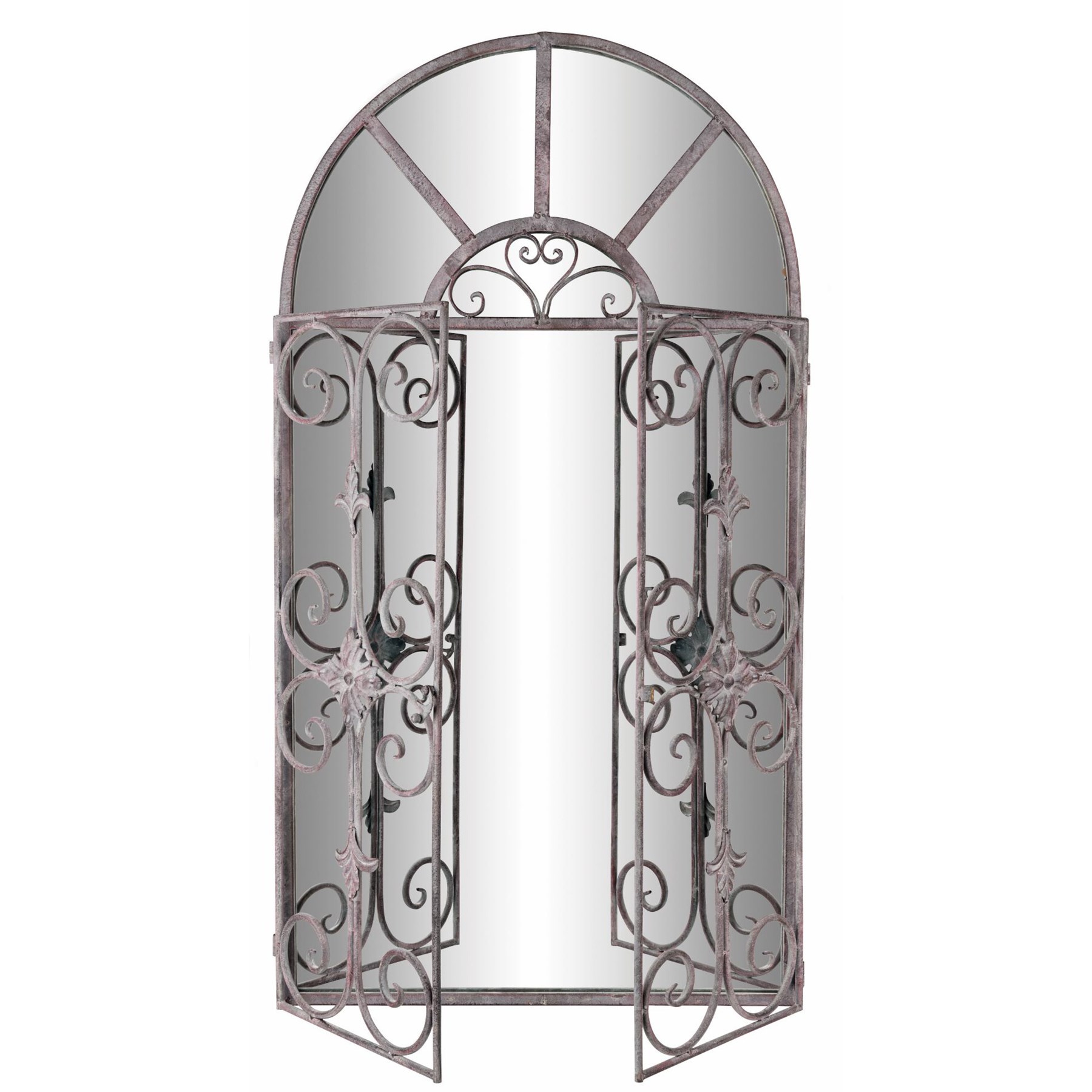 Wrought Iron Mirror 55x3x104cm (DC183002)