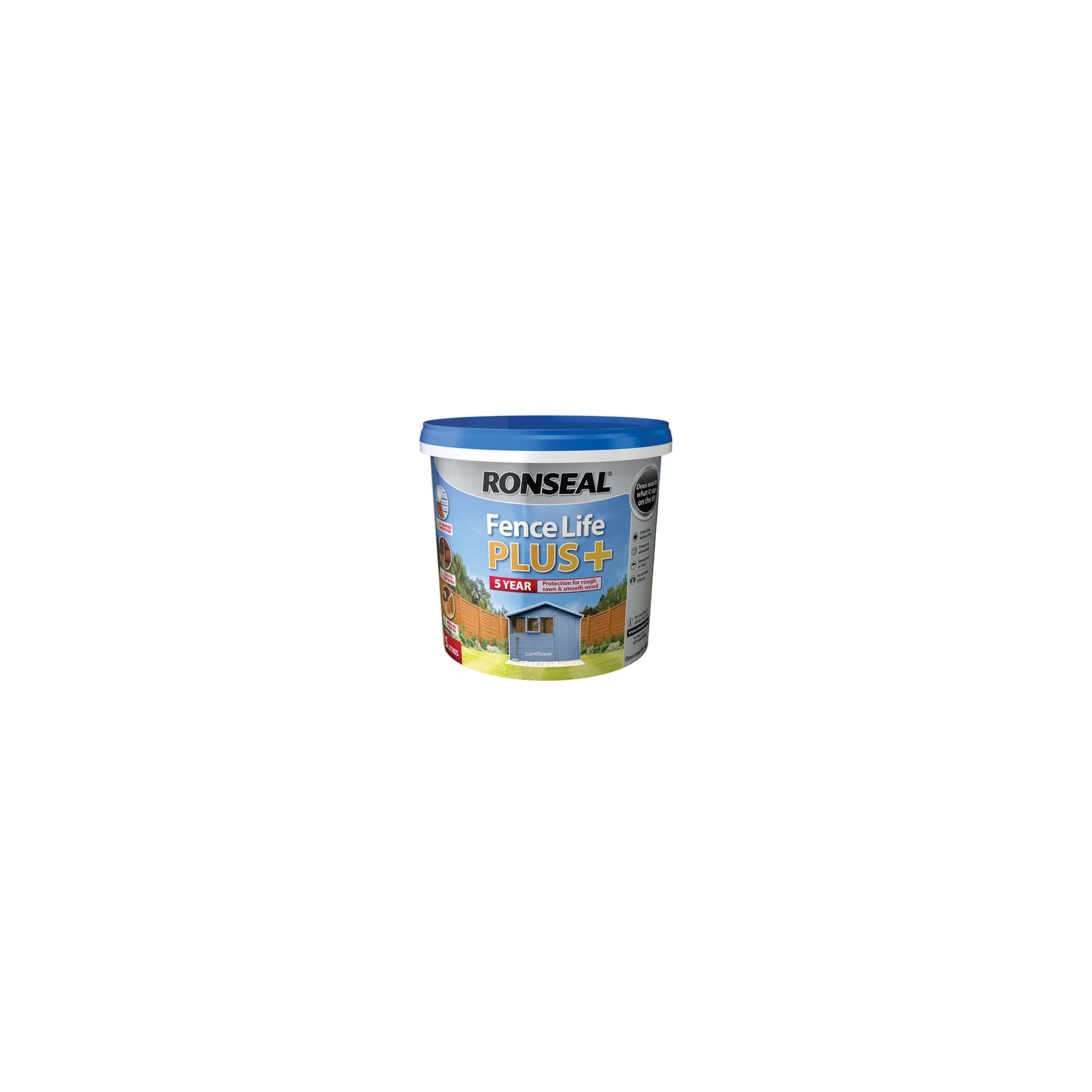 Ronseal Fence Life Plus + Cornflower 5lt (37628)