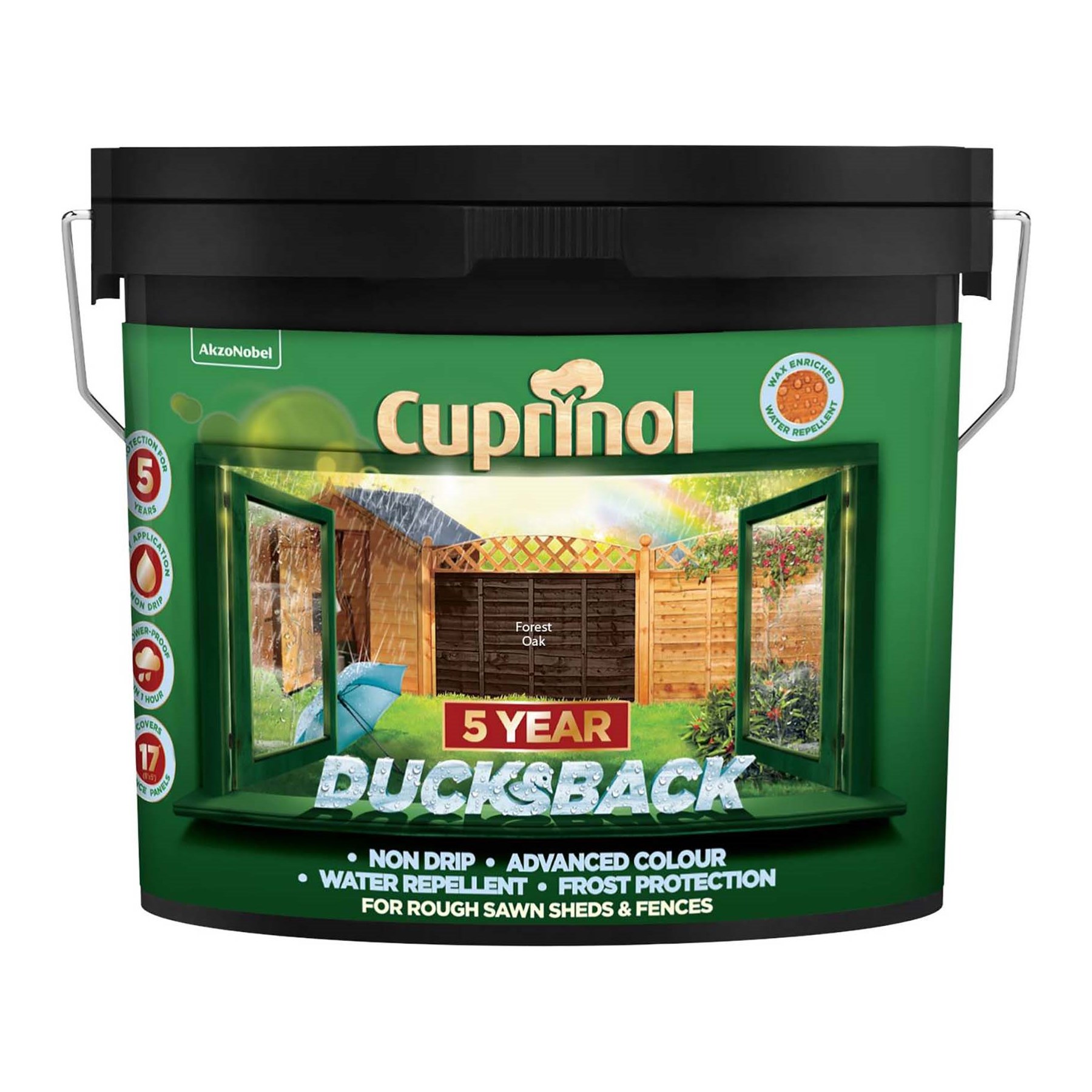 Cuprinol 5 Year Ducksback Forest Oak 9l (5092435)