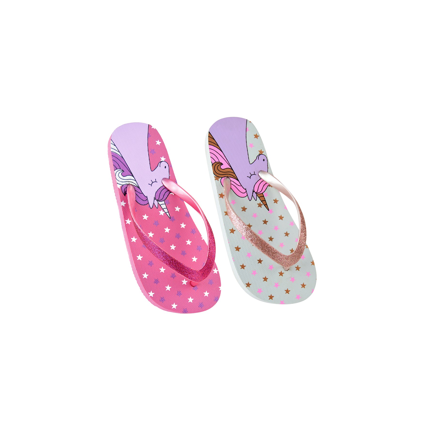 Ks Girls Unicorn Flip Flop FT1708 Ks Girls Unicorn Flip Flop FT1708