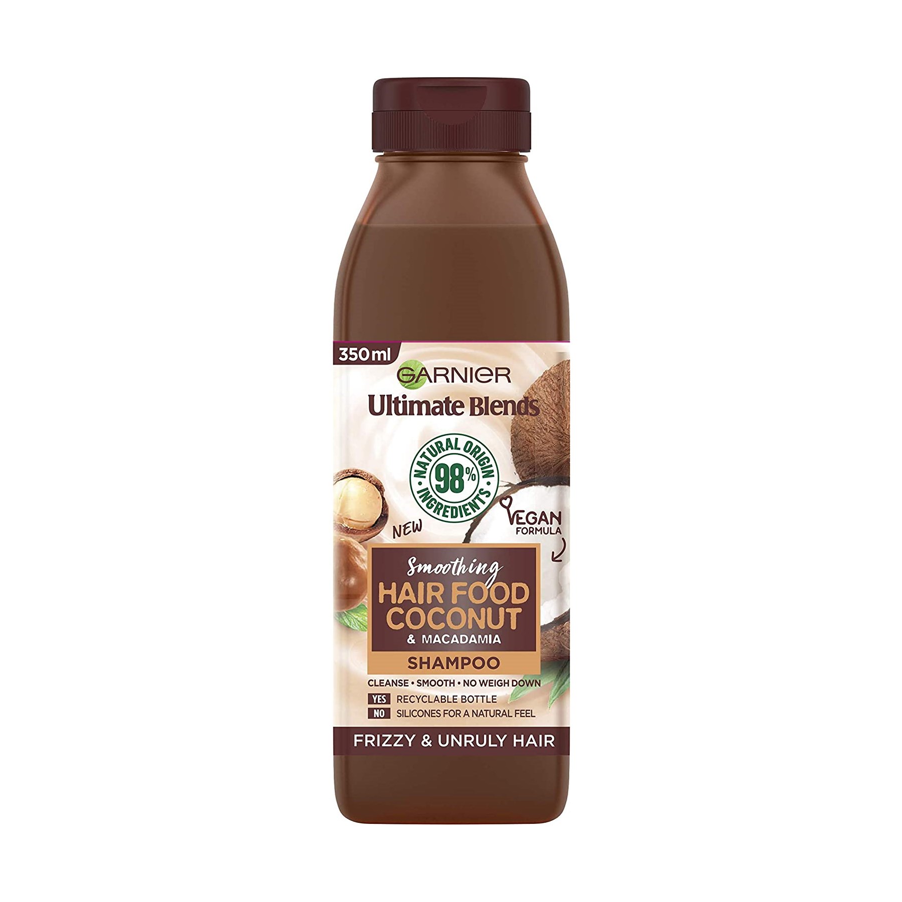 Garnier Ultimate Blends Coconut & Macadamia Shampoo 350ml (342858)