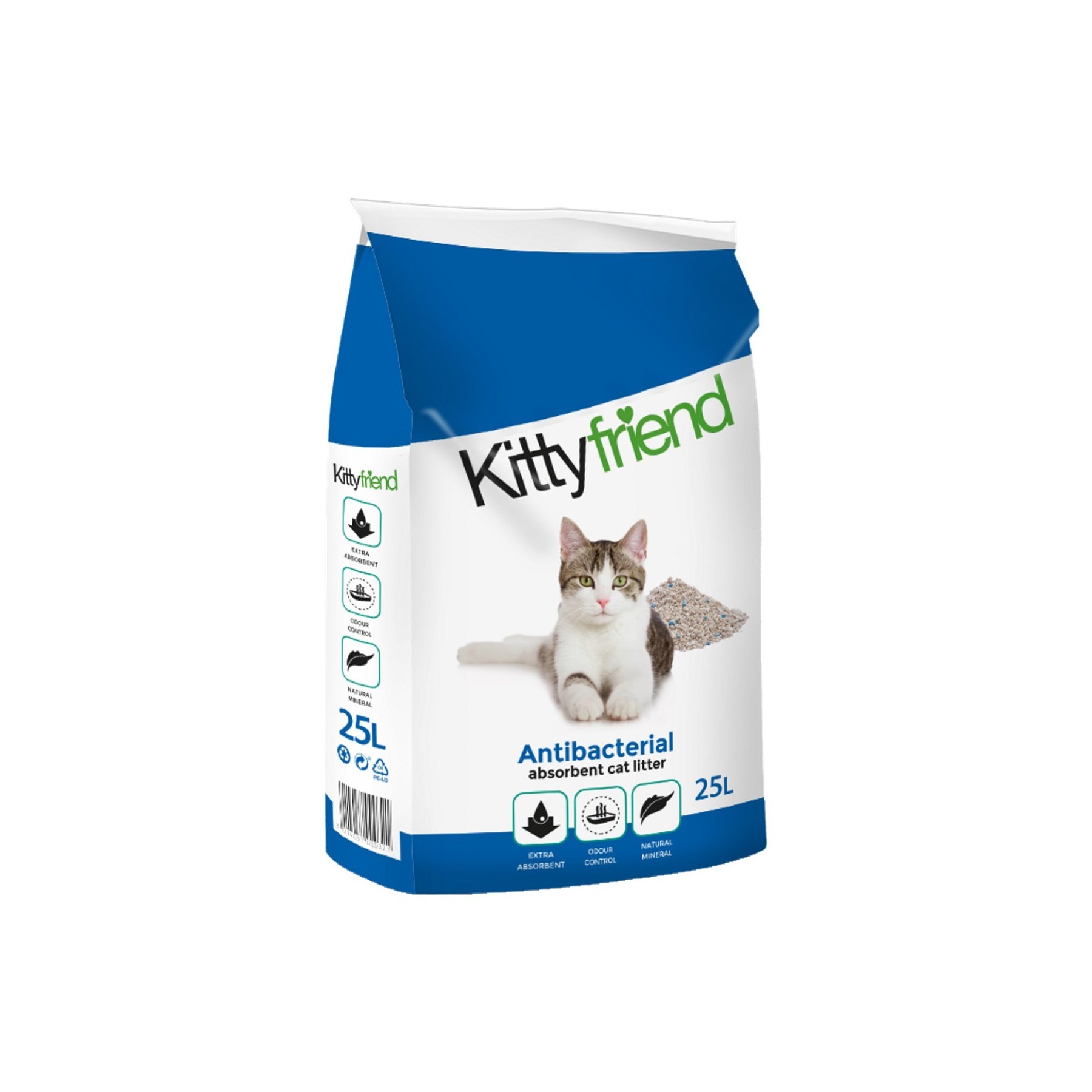 Kittyfriend Antibacterial Cat Litter 25l (PKITFANB025L03)