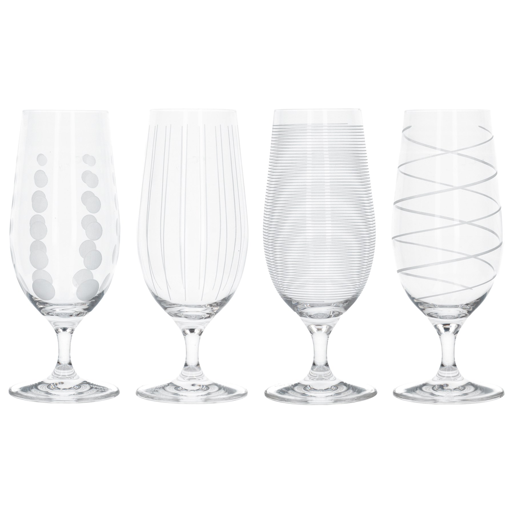 Mikasa Cheers Stemmed Pilsner Glasses 4s (C000211)