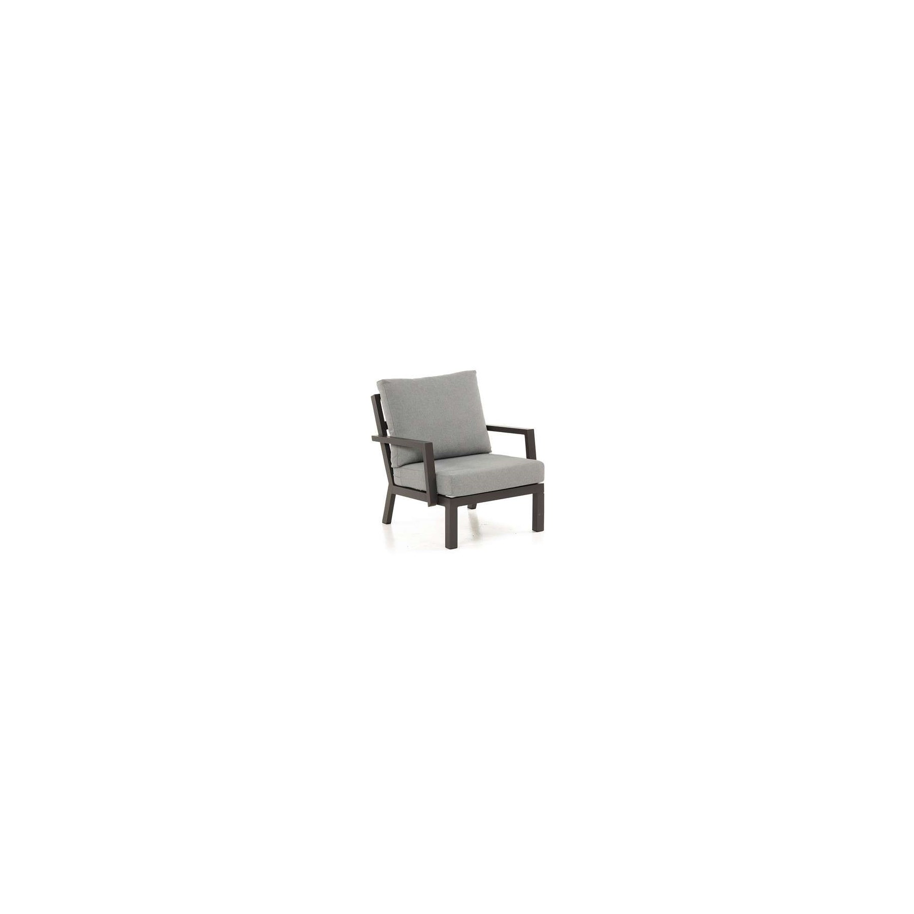Nova Vogue Aluminium Lounge Chair Grey