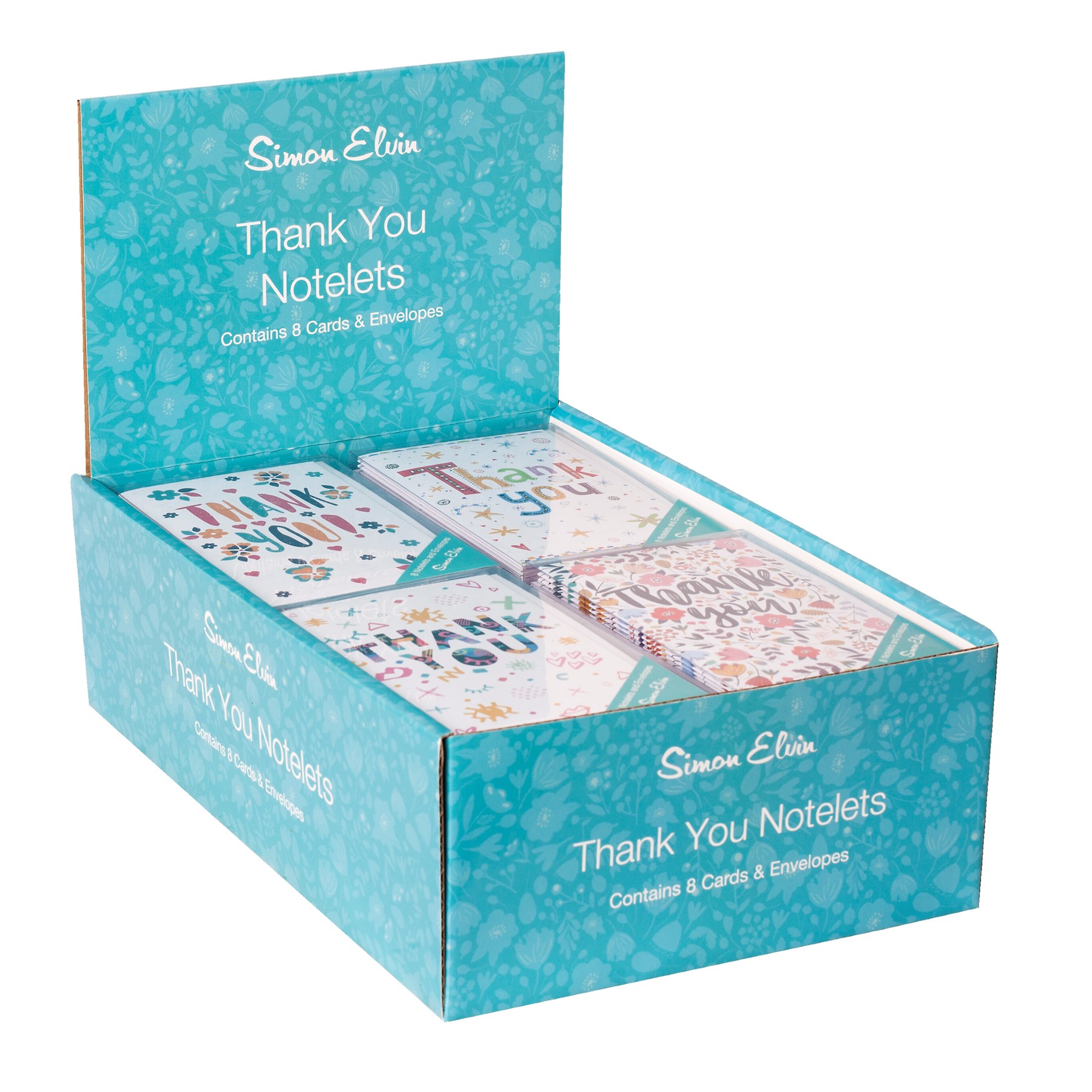 Simon Elvin Thank You Notelets Contemporary (N-621)