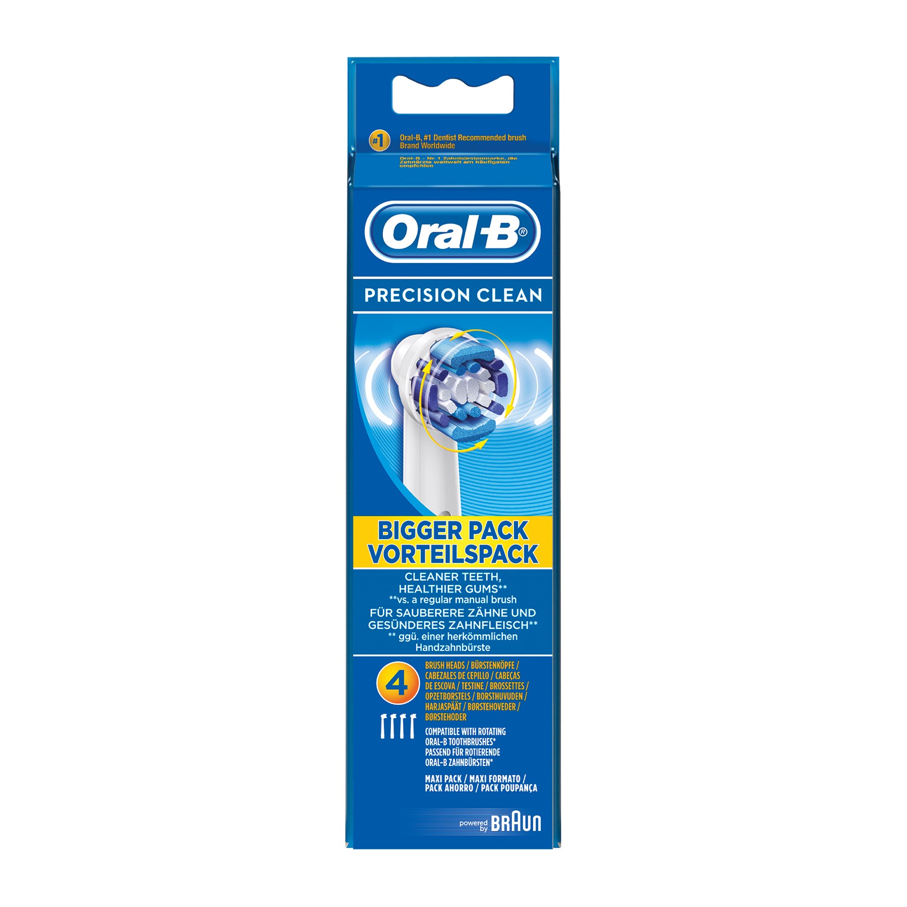 Oral B Replacement Brush Heads 4s (ORAEB20B4CM)