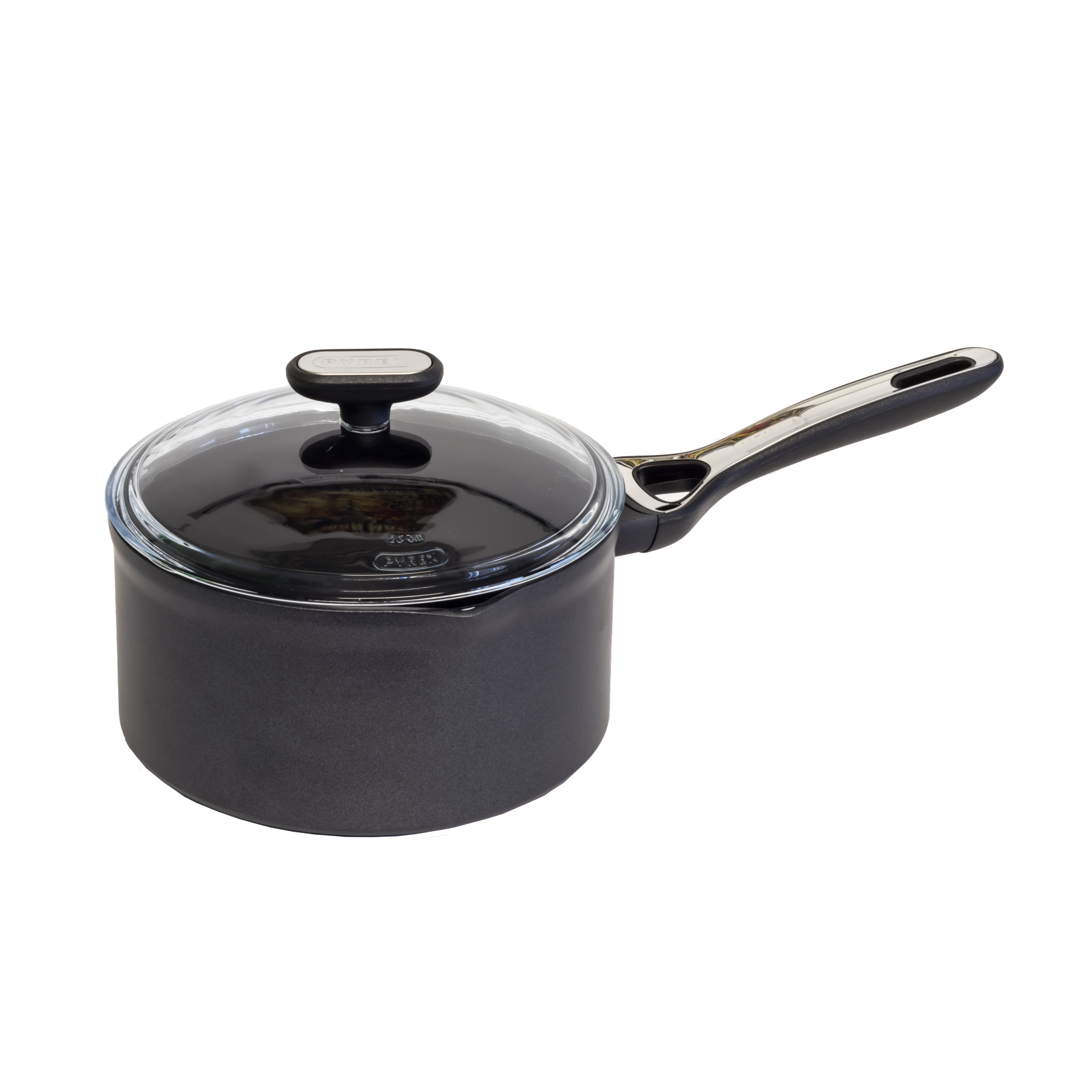 Pyrex Origin + Induction Saucepan With Lid 20cm (RP20AP4/7444)