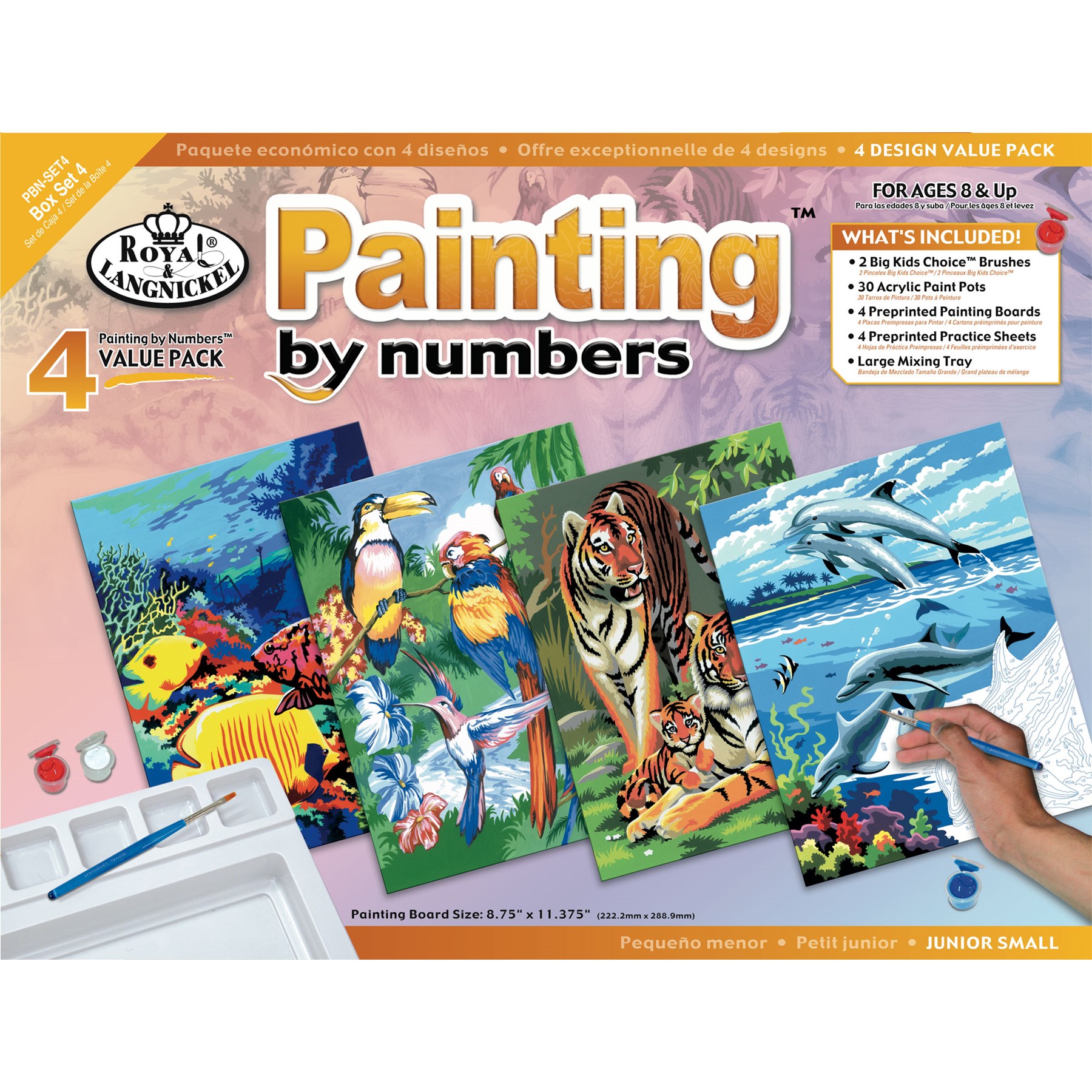 Royal Brush Paint By Numbers Large Set Assorted (PBN)