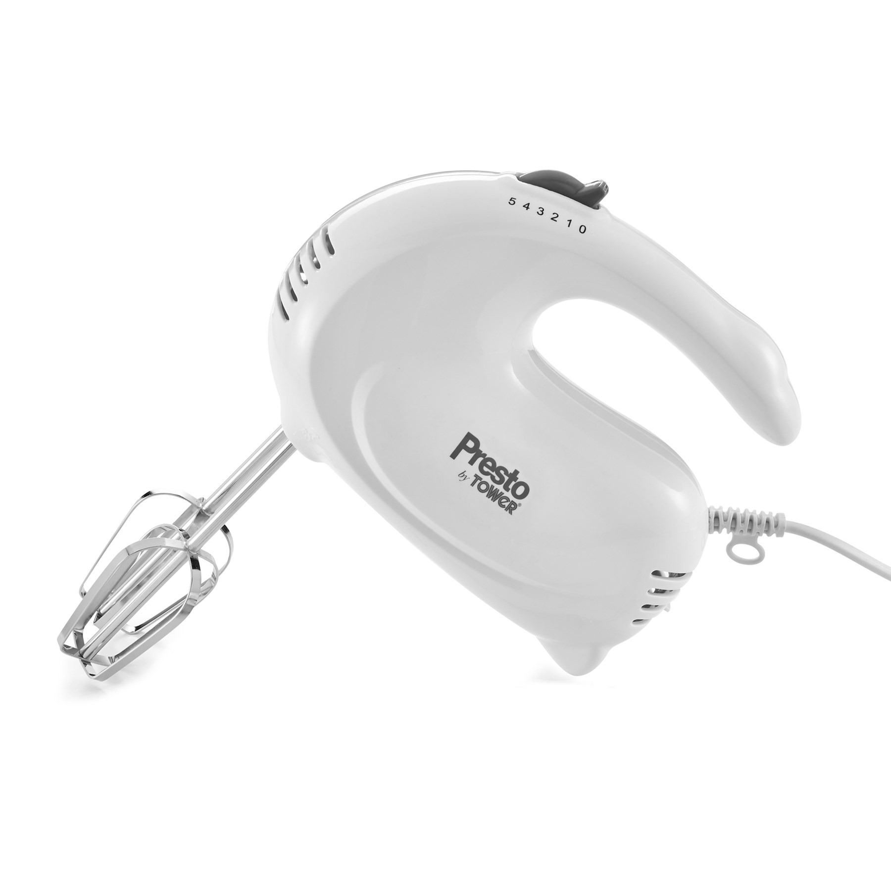 Tower Presto 150w Hand Mixer White (PT12045WHT)