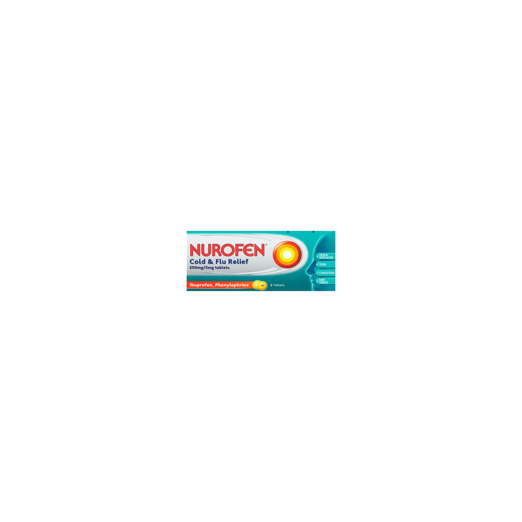 Nurofen Cold & Flu Relief Tablets 8's (RB454507)
