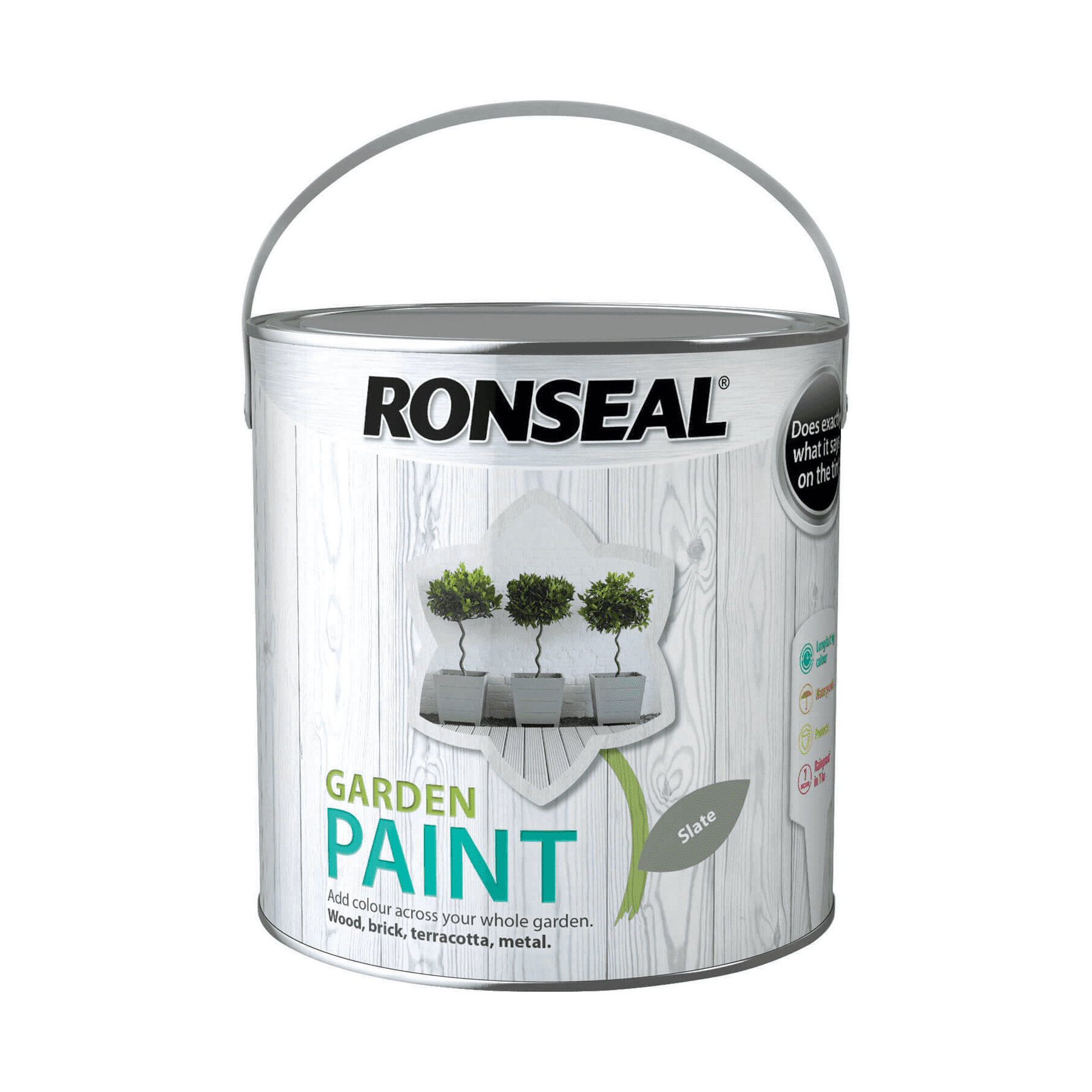 Ronseal Garden Paint Slate 2.5l (37431)