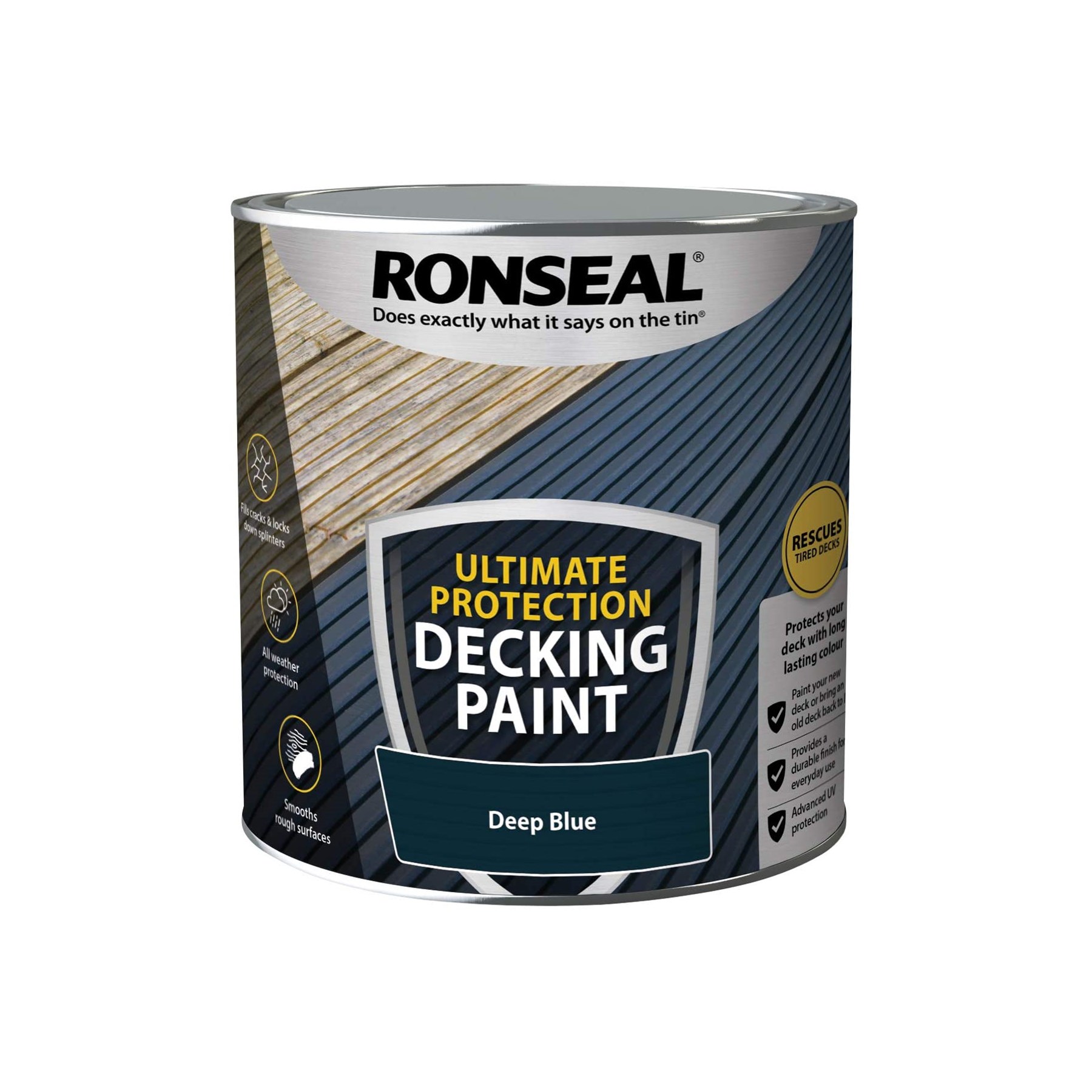 Ronseal Ultimate Decking Paint Deep Blue 2.5l (39147)
