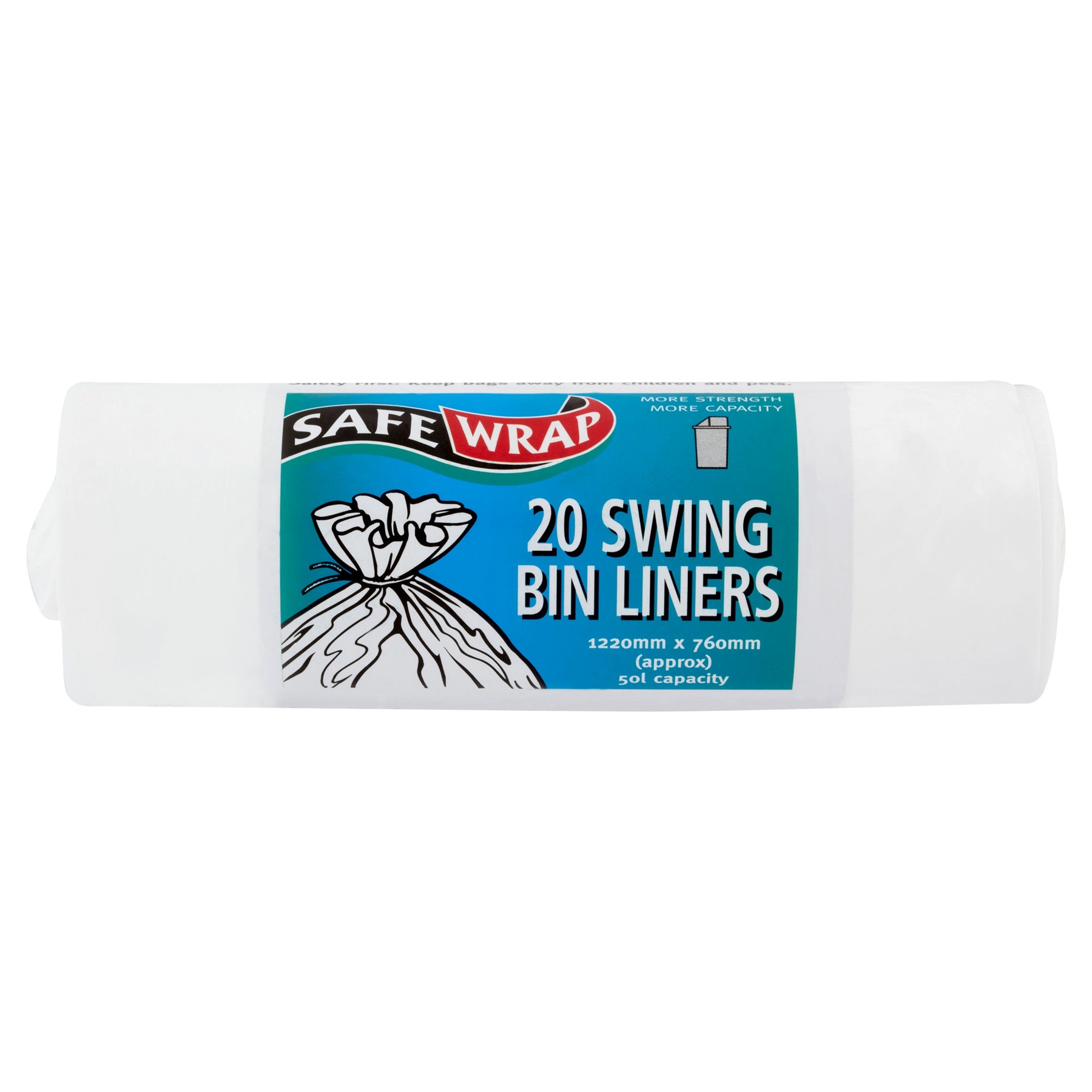 Safewrap Swing Bin Liners On Roll 20s (0441)