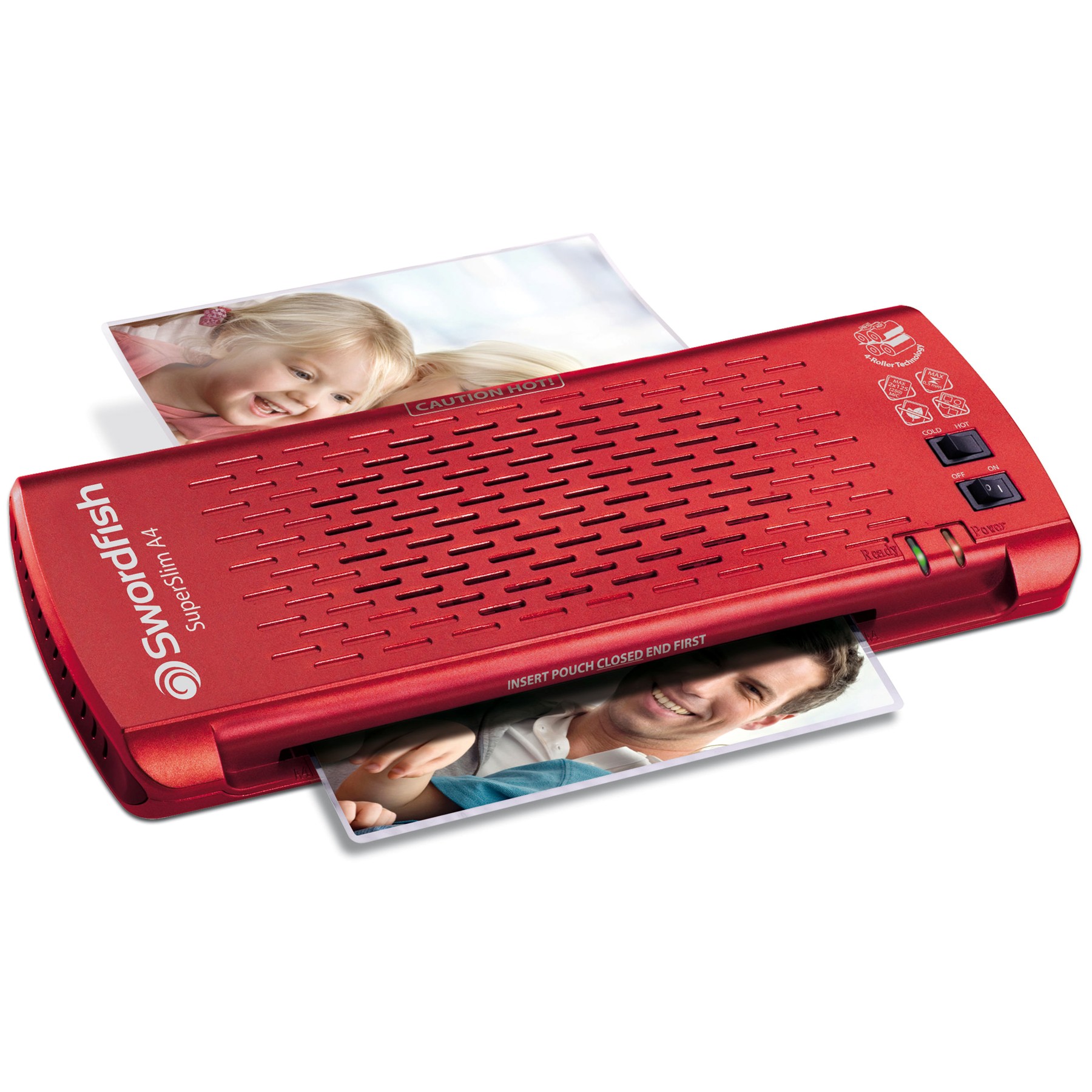 Slim Laminator Red A4 (40186)