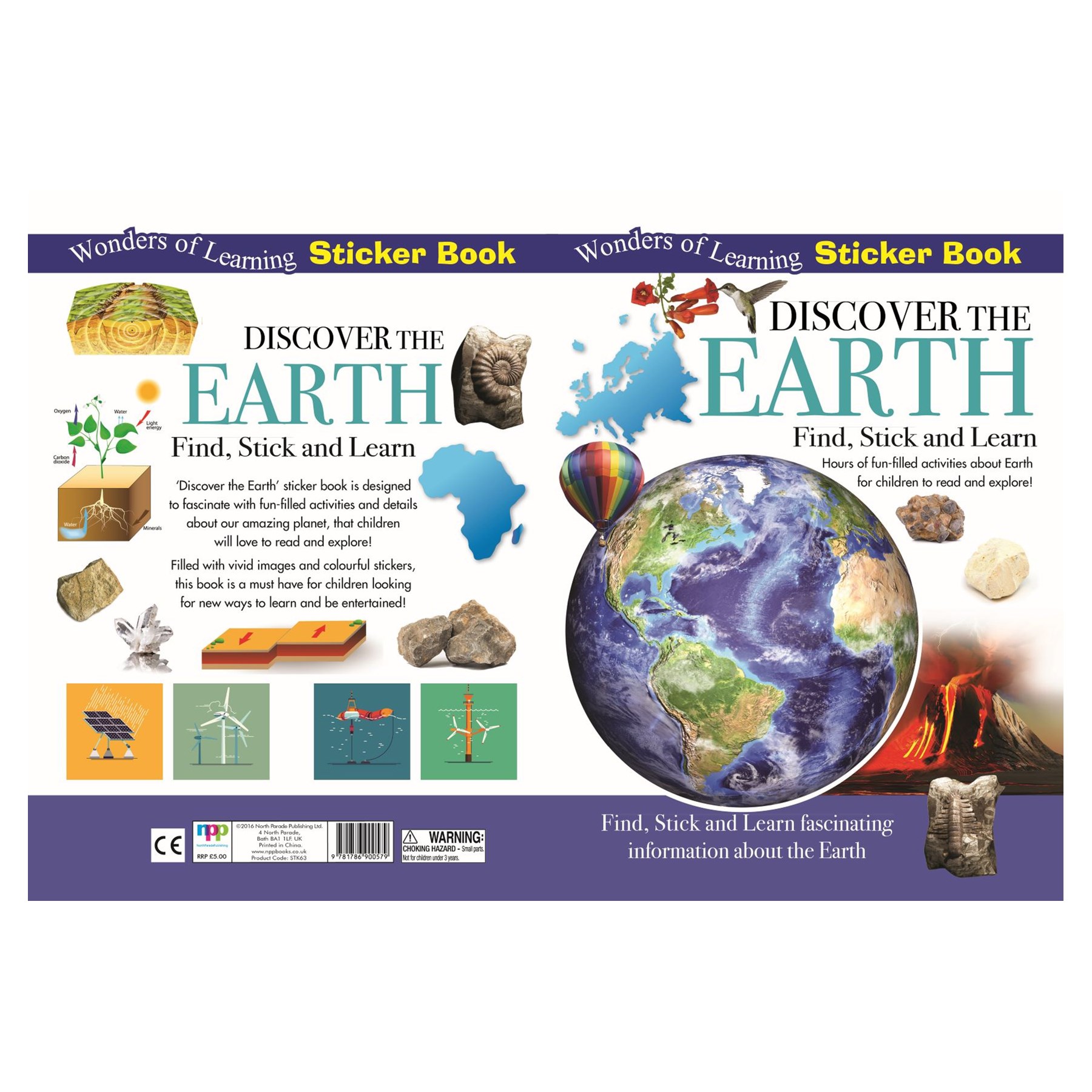 Sticker Book Earth (STK63)
