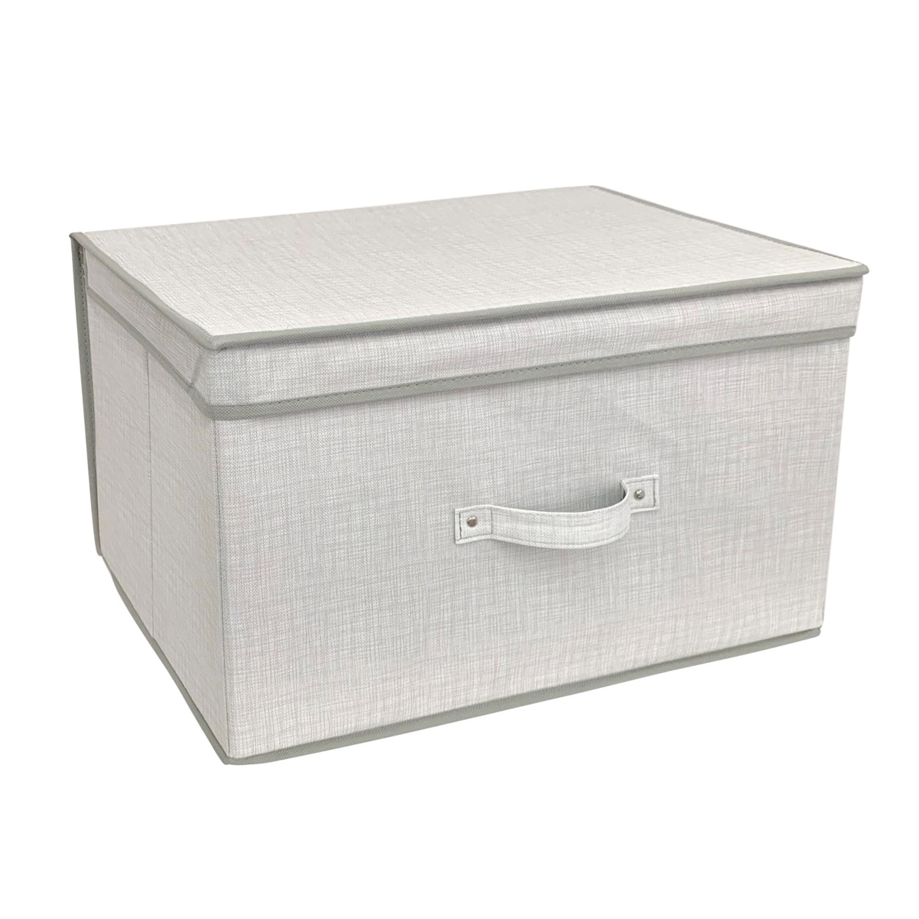 Jumbo Storage Chest Linen Look (STO184925)