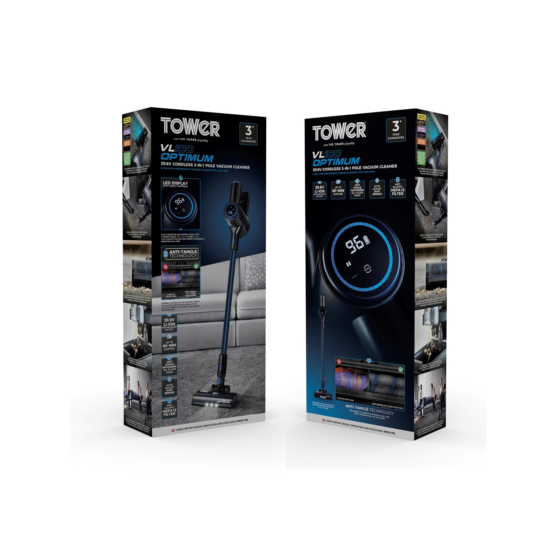 Tower Vl100 Optimum Cordless Hoover (T513012AT)