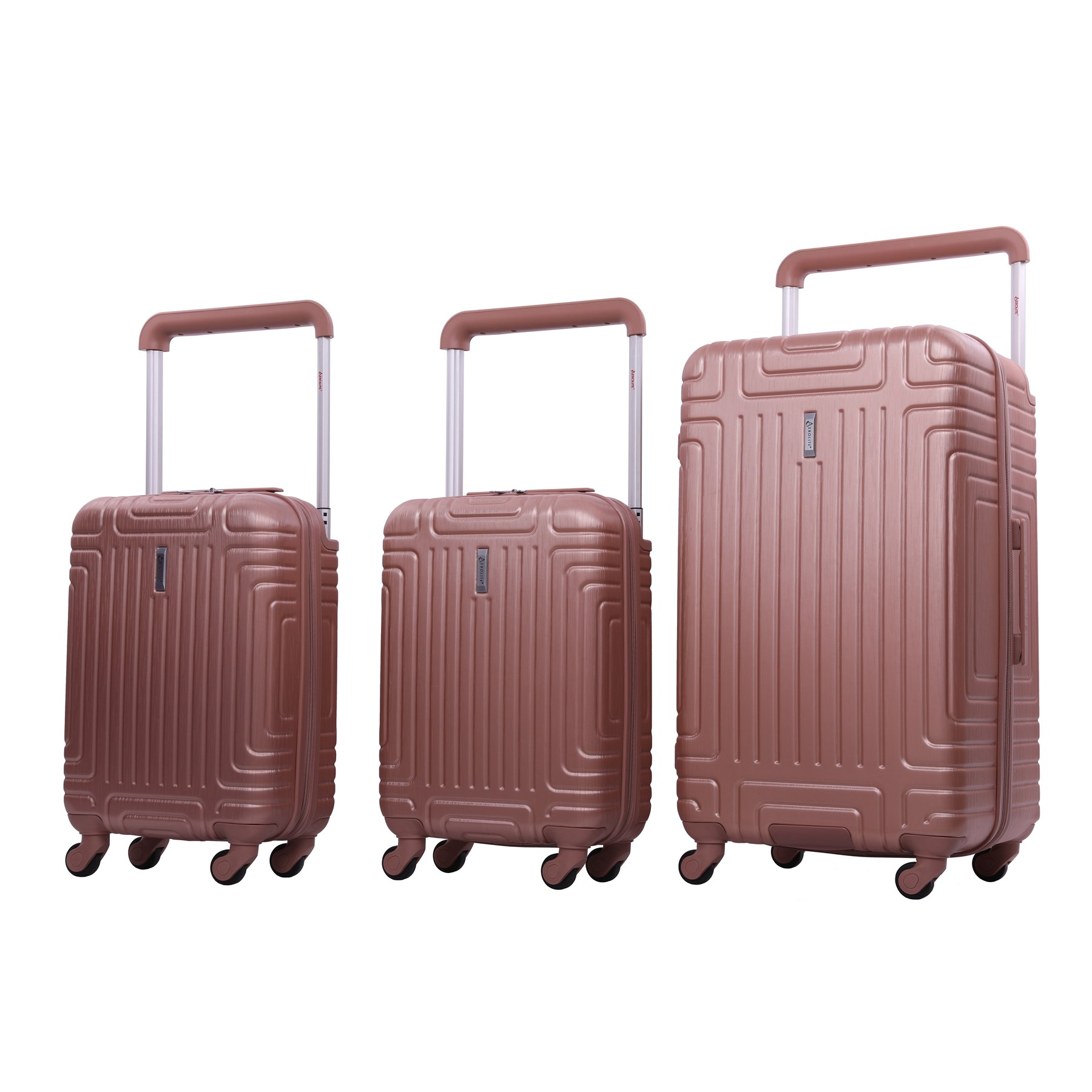 rose gold trolley bag