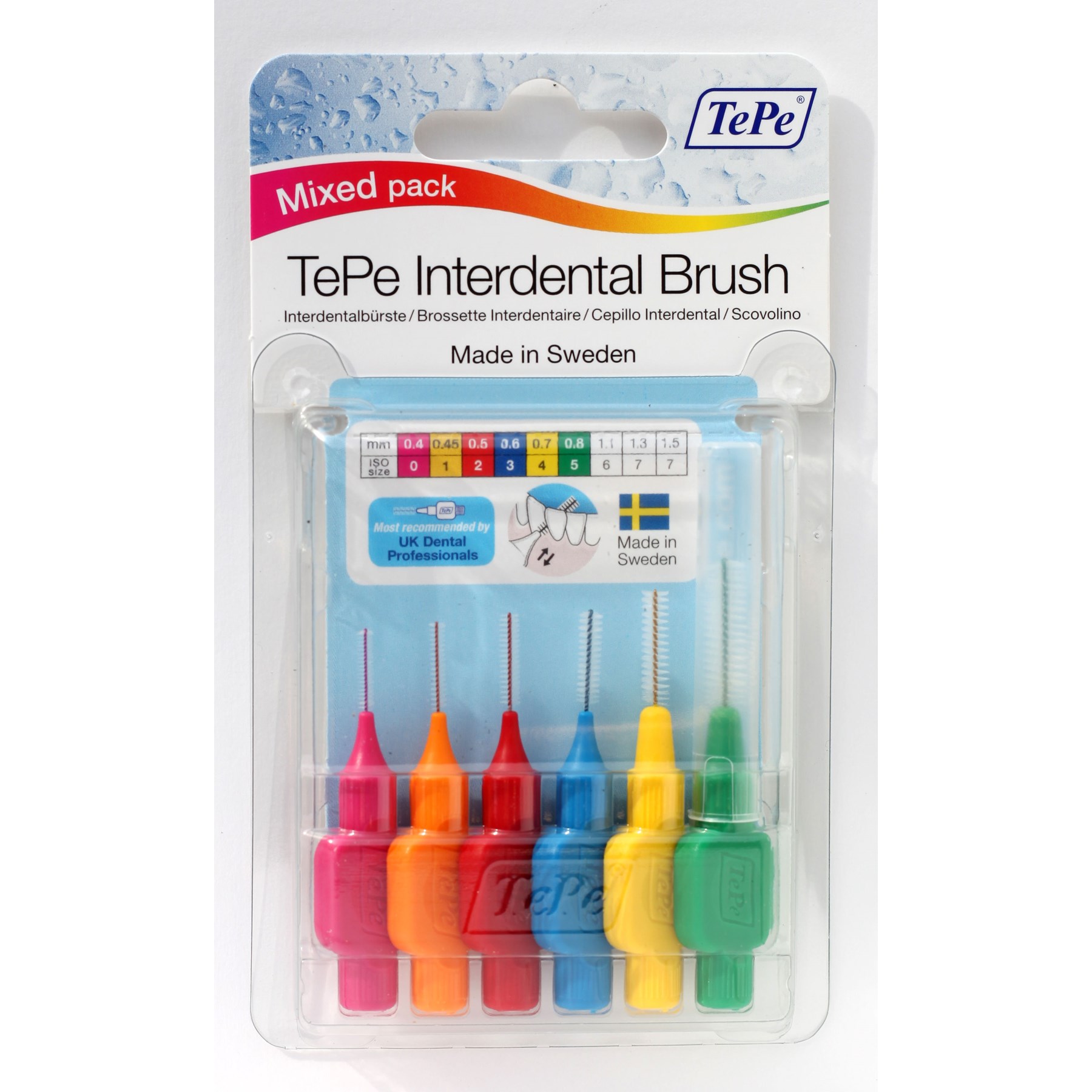 Tepe Interdental Brushes 6 Brush Mixed (132699)
