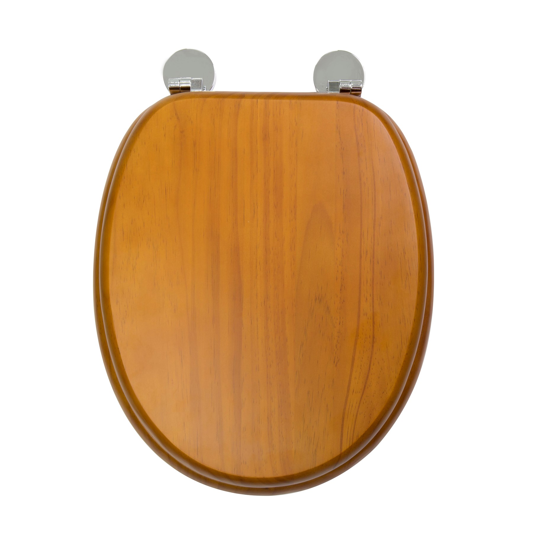 Croydex Davos Antique Pine Solid Wood Toilet Seat (WL602250H)