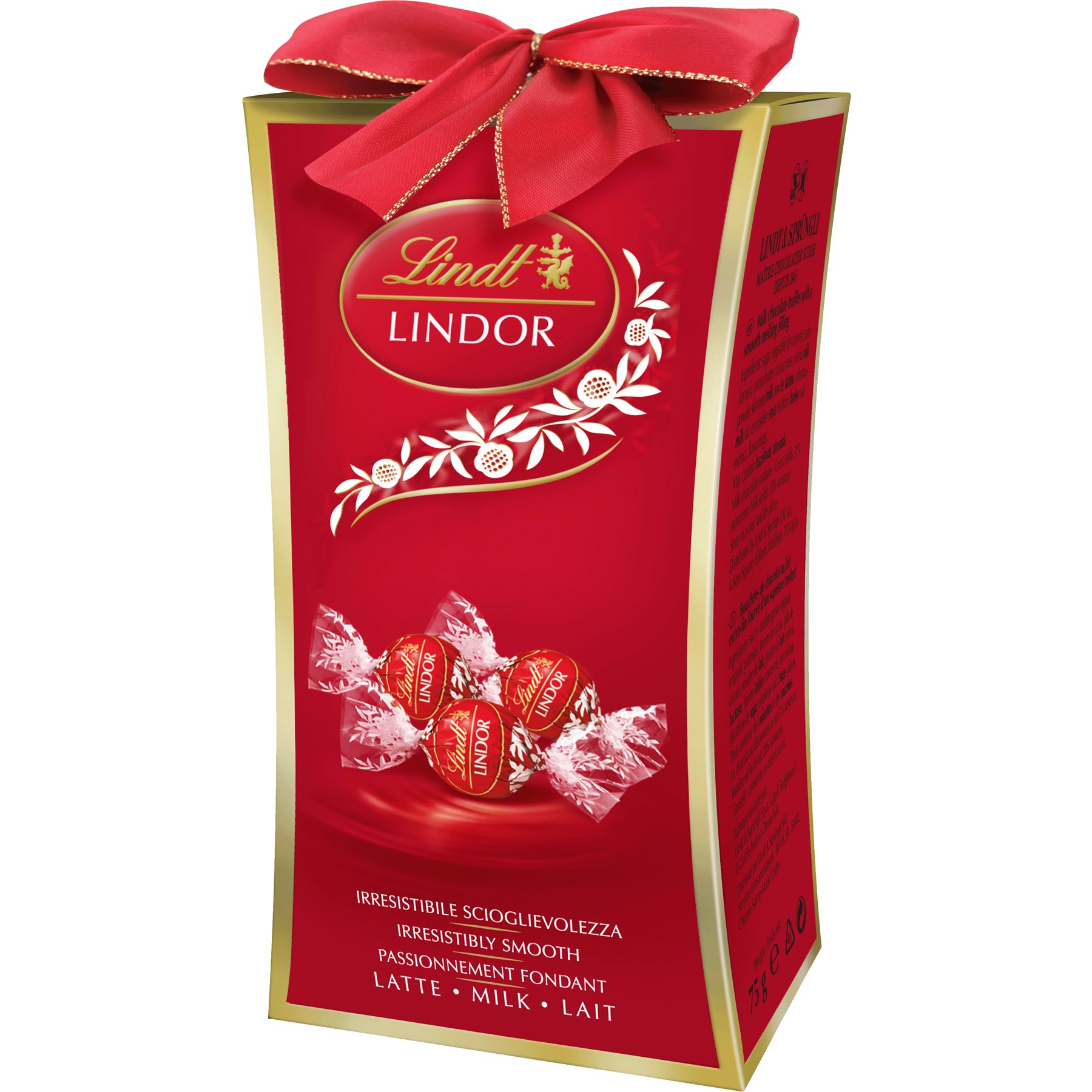 Lindt Lindor Bow Gift Box Milk 75g (X2341)