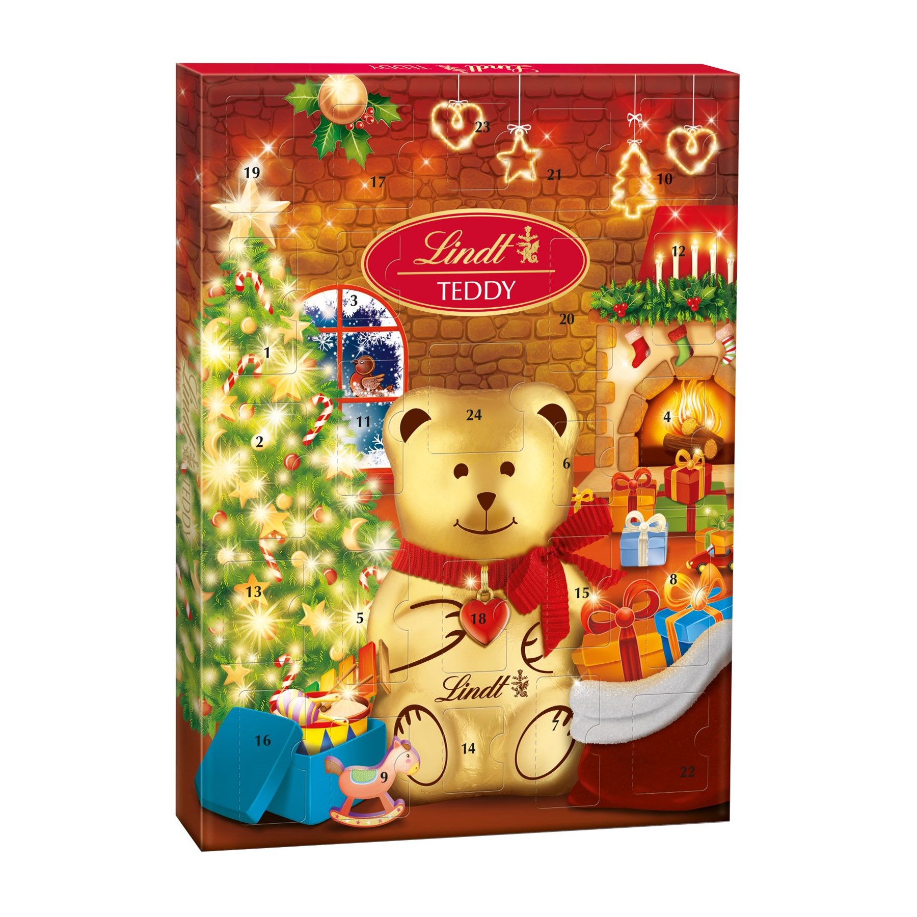 Lindt Teddy Advent Calendar 172g X2717 Lindt Teddy Advent Calendar 172g X2717