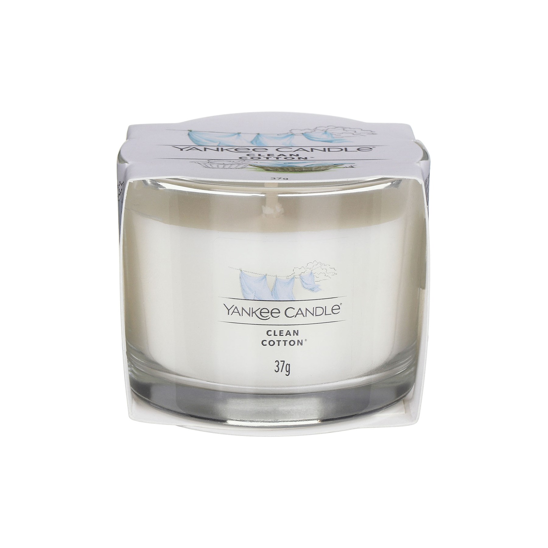 Yankee Candle Filled Votive Clean Cotton (1701437E)