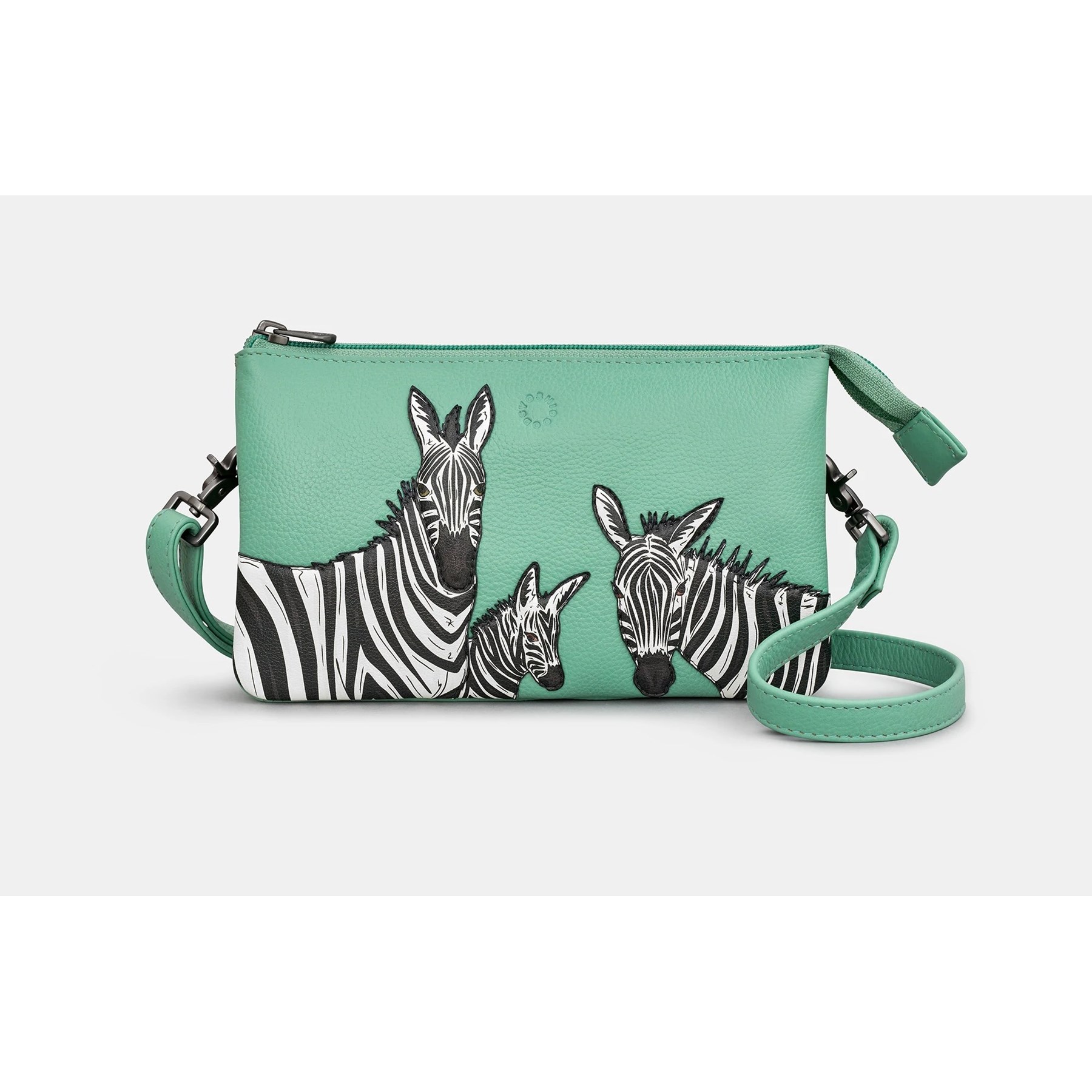 Yoshi Mint Green Zebra Cross Body Bag (YB235 ZEBRA 7)