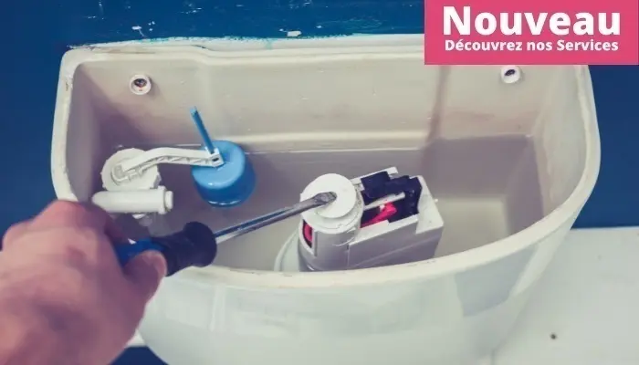 Retirer + Remplacer chasse d'eau WC (Avec Marc) 