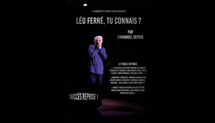 Léo Ferré, tu connais ? (Théâtre Essaïon)