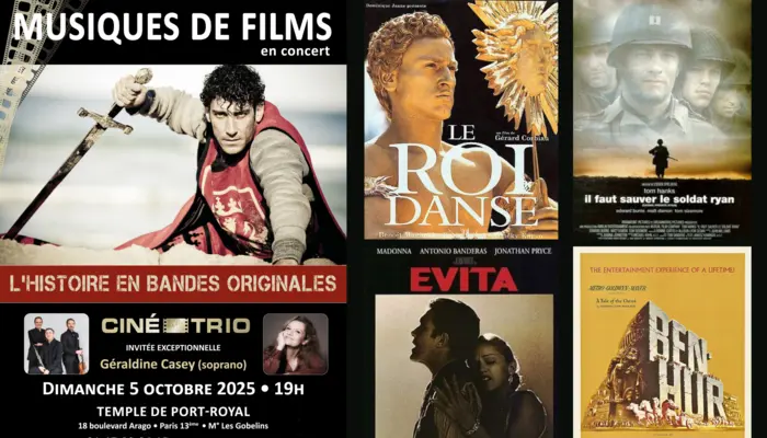 Ciné-trio n° 69 : Musiques de films : L'Histoire en bandes originales 😍💖💖