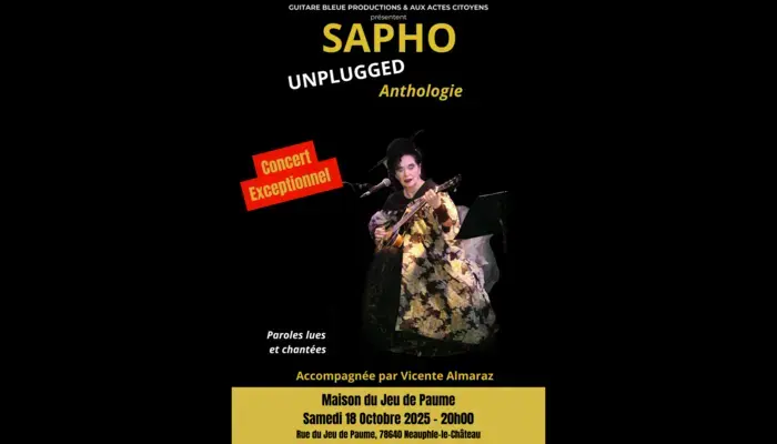 Sapho : Unplugged Anthologie (Maison du Jeu de Paume)(Neauphle-le-Château)
