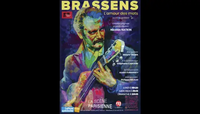 Brassens l'amour des mots (La Scène Parisienne)
