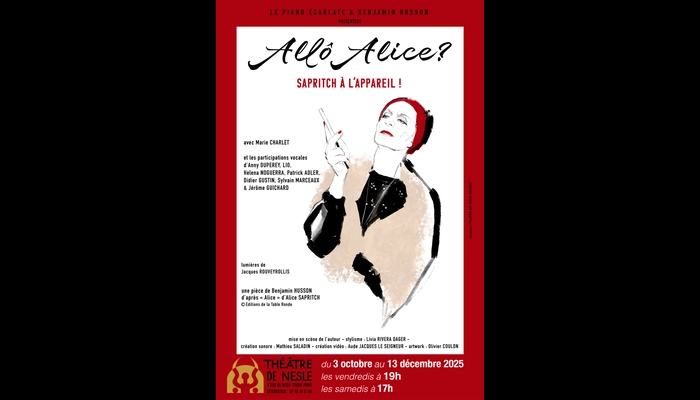 Allô Alice ? Sapritch à l'appareil ! (Théâtre de Nesle) 😍 😍