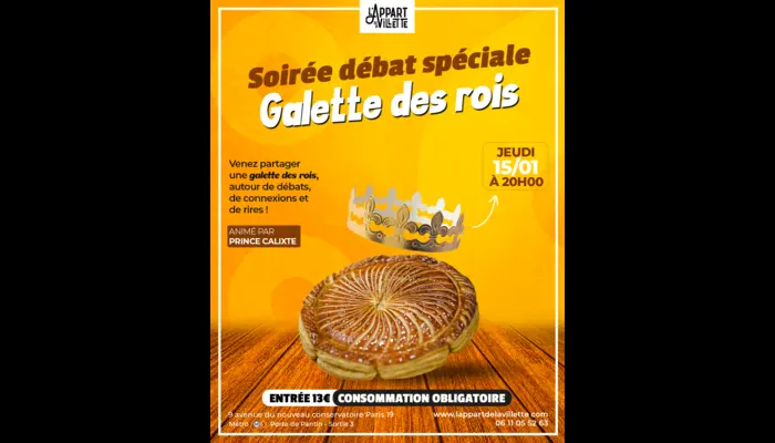 👑🥧 Galette des rois entre célibataires – L’Appart de la Villette