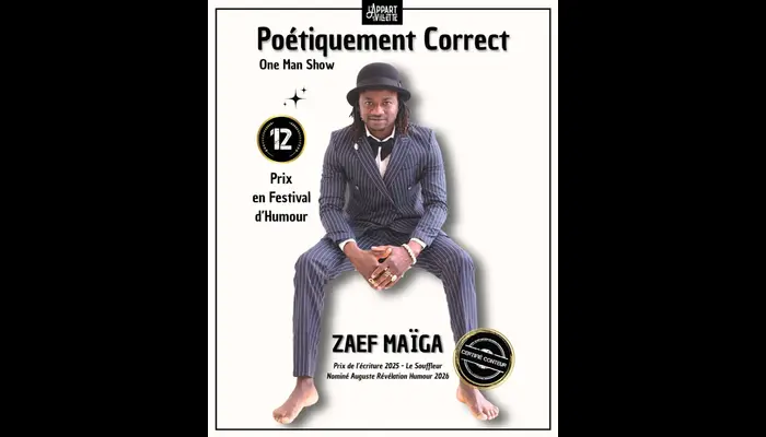 🎤✨ Zaef – One Man Show (L’APPART DE LA VILLETTE)