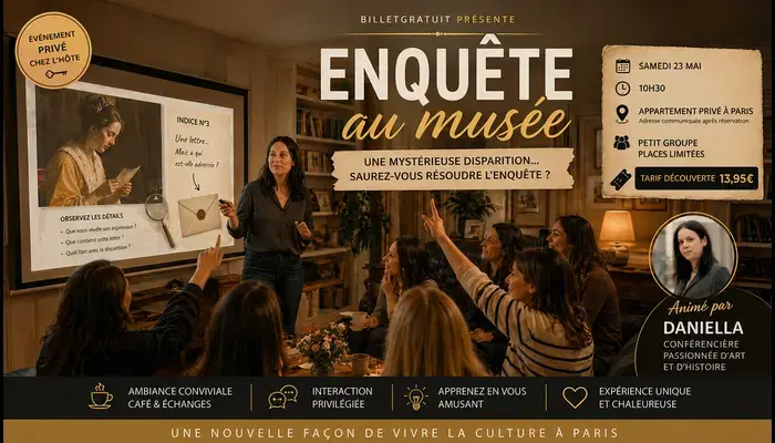 🎨 Enquête au musée : Une mystérieuse disparition au cœur des plus grands tableaux… saurez-vous résoudre l’enquête ? (Avec daniella)