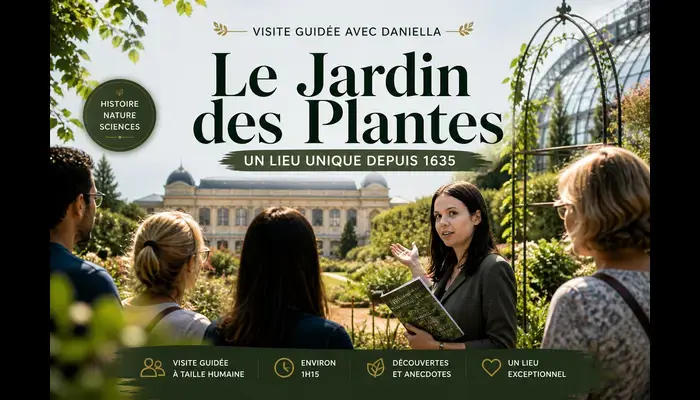 🌸🌿 Visite guidée avec Daniella : L’histoire du Jardin des Plantes – 30 mai