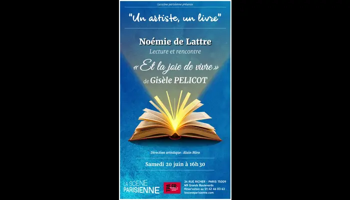 UN ARTISTE, UN LIVRE - Noémie de Lattre (La Scène Parisienne) 